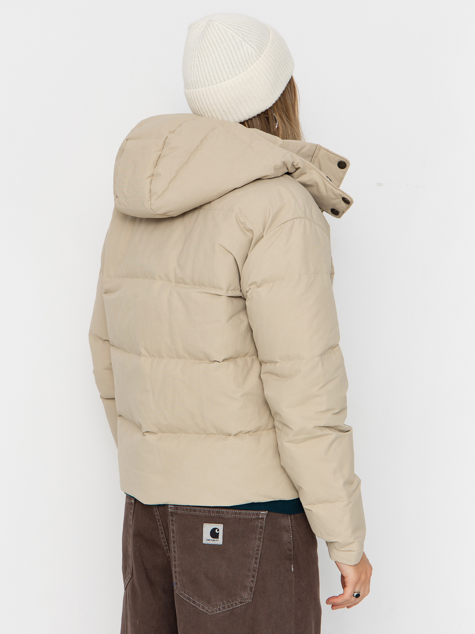 Яке Patagonia Downdrift Wmn (oar tan w/seabird grey)
