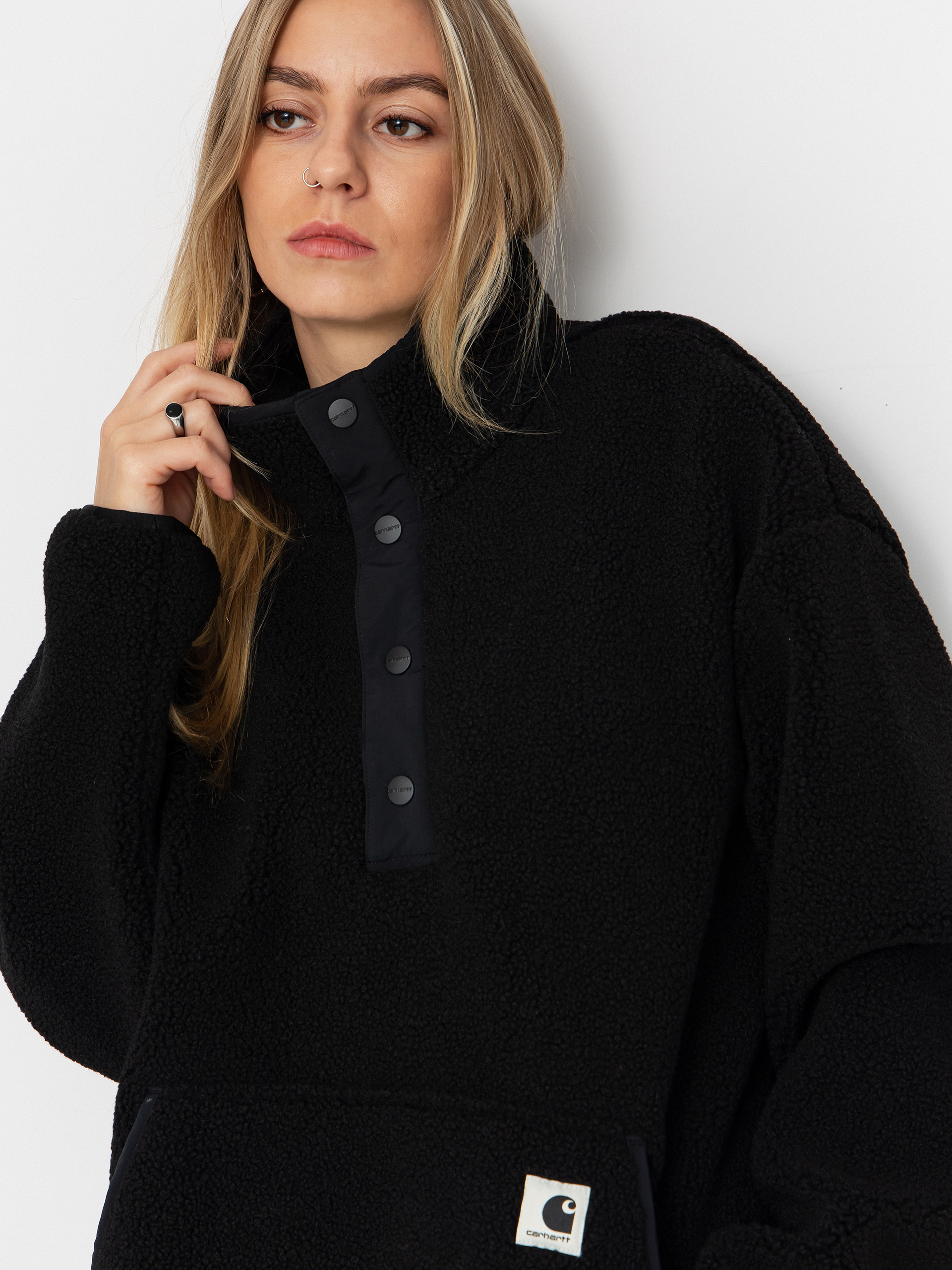 Дамски Поларени суитшърт Carhartt WIP Elliot (black/black)