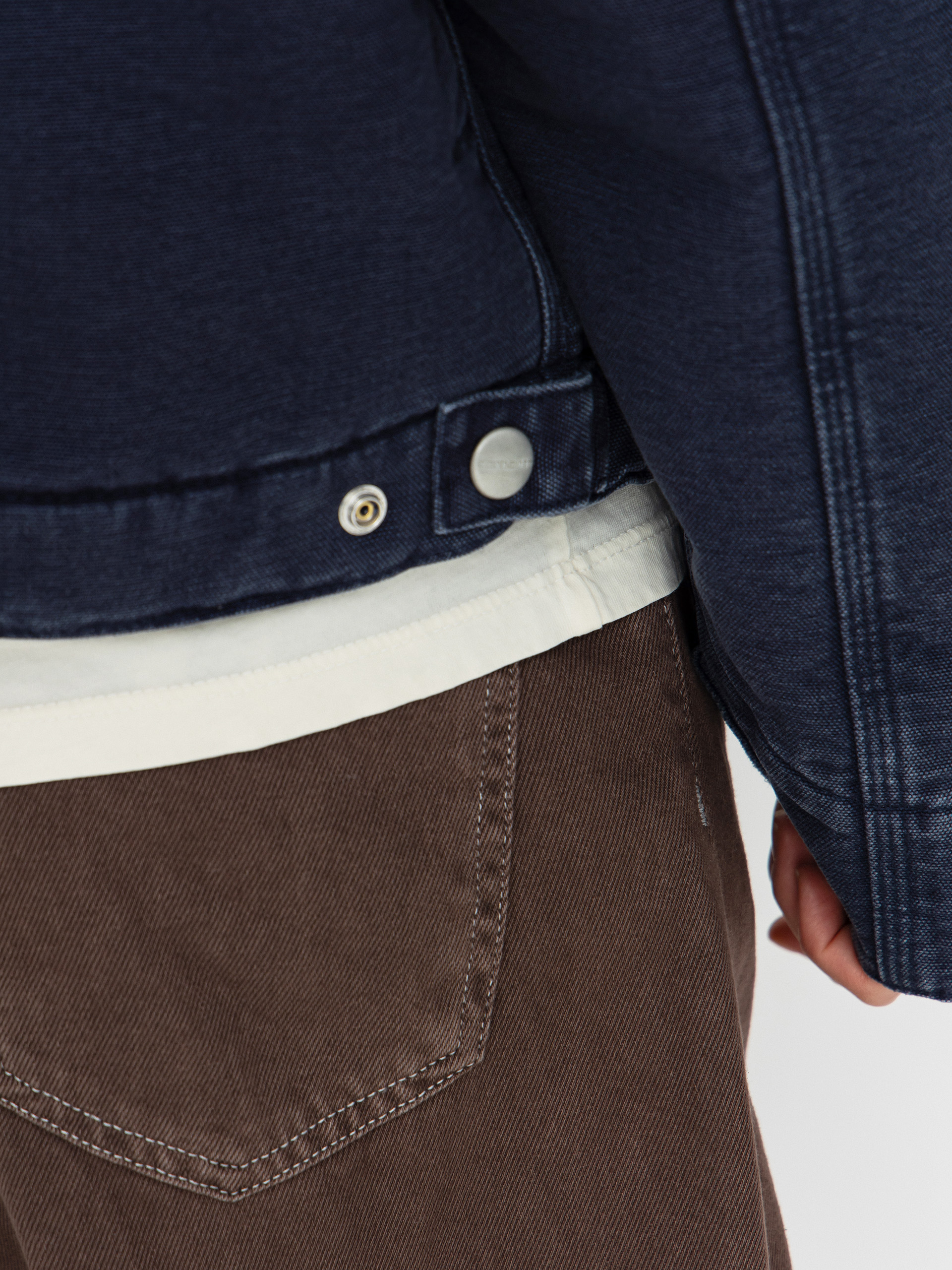 Яке Carhartt WIP OG Detroit Wmn (dark navy/black/stone canvas)