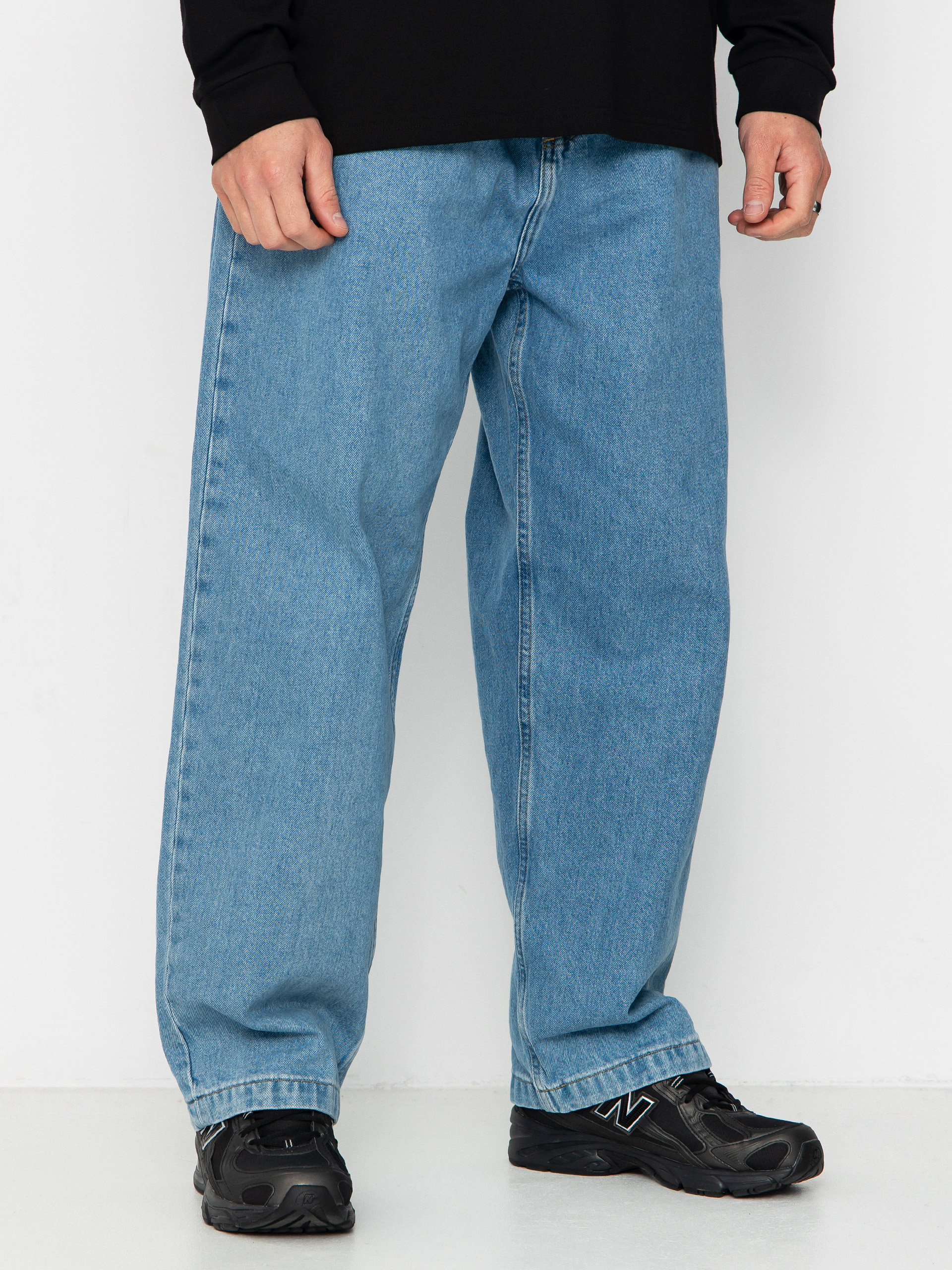Панталони Carhartt WIP Brandon (blue/stone bleached)