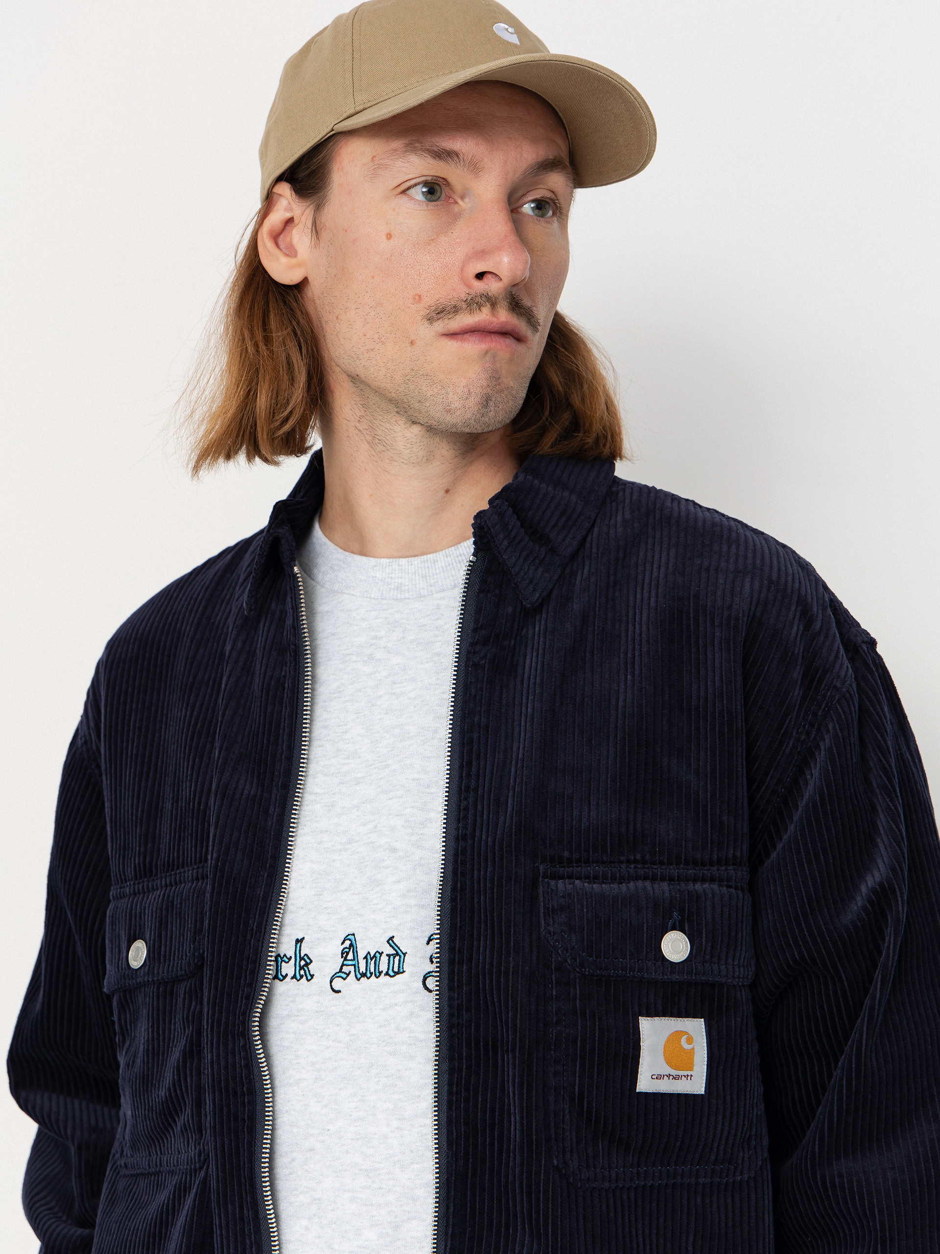 Яке Carhartt WIP Reynold (dark navy/rinsed)