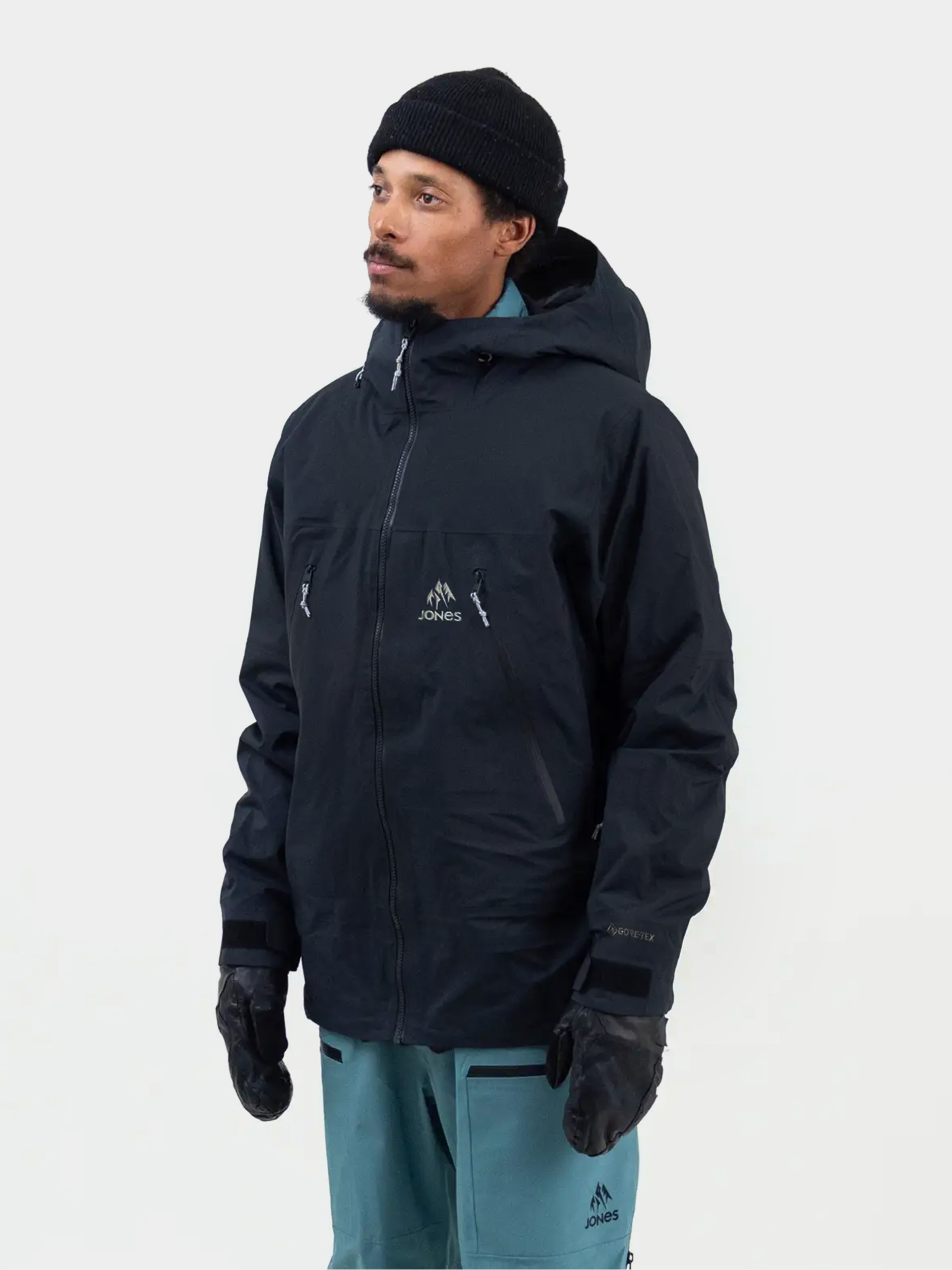 Мъжки Сноуборд яке Jones Snowboards Shralpinist Gtx Rec (stealth black)