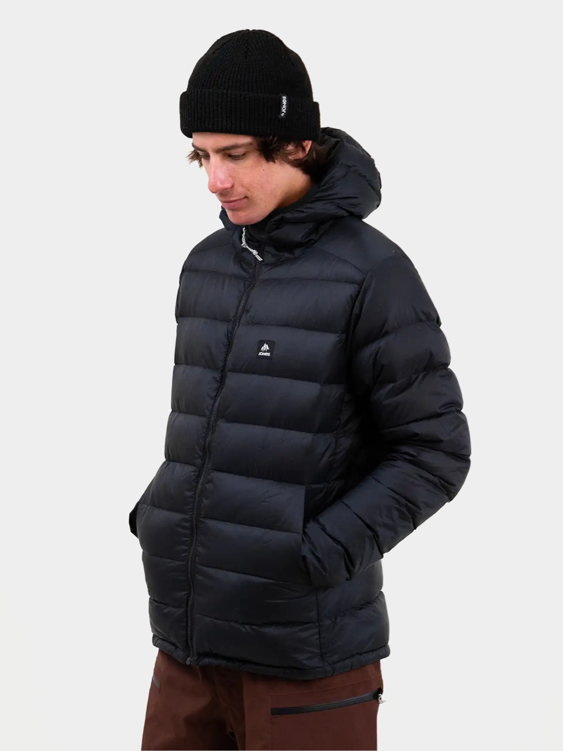 Мъжки Сноуборд яке Jones Snowboards Re Up Down Rec Hd (stealth black)
