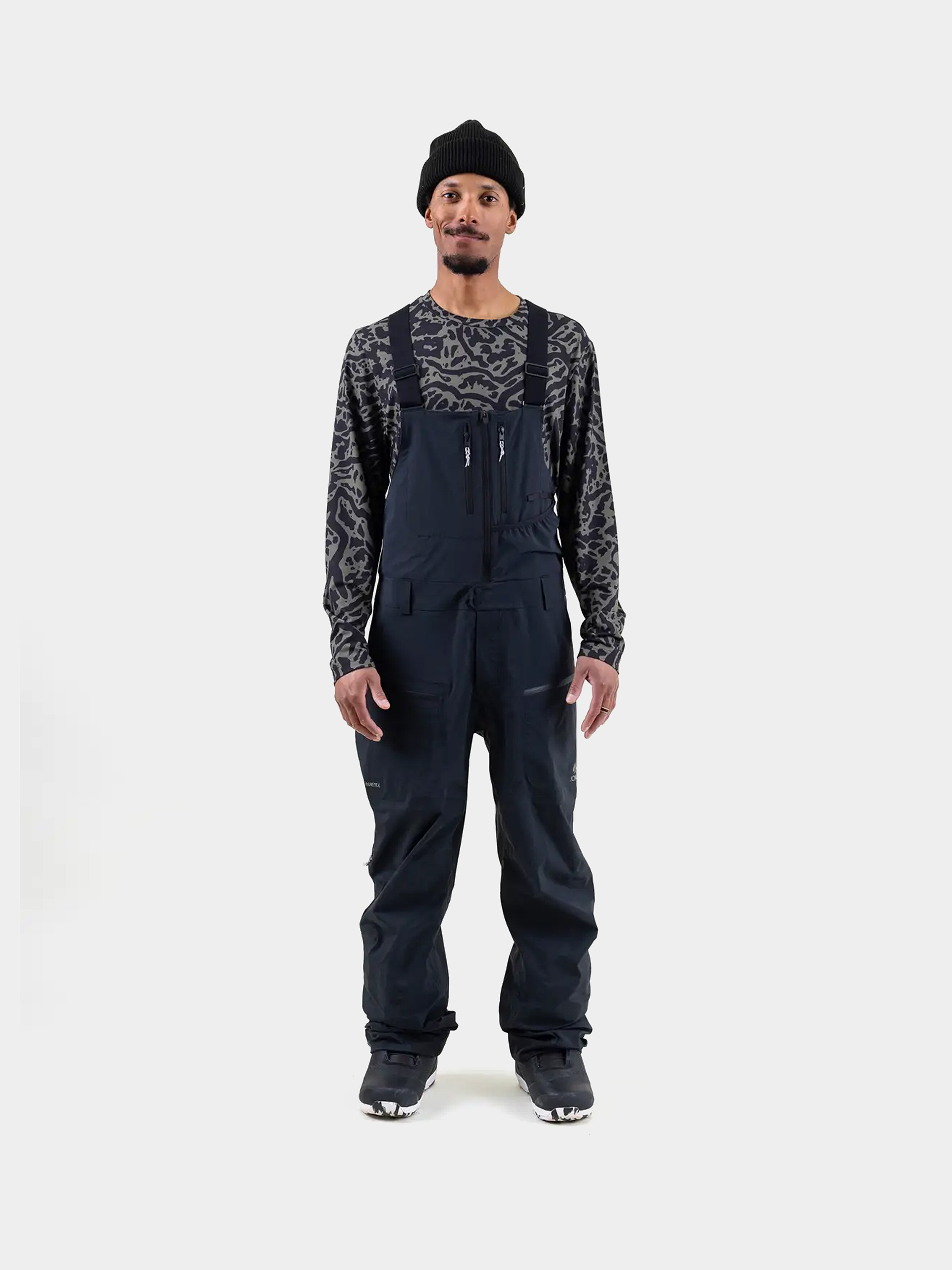 Мъжко Сноуборд панталони Jones Snowboards Shralpinist Gtx Rec Bib (stealth black)