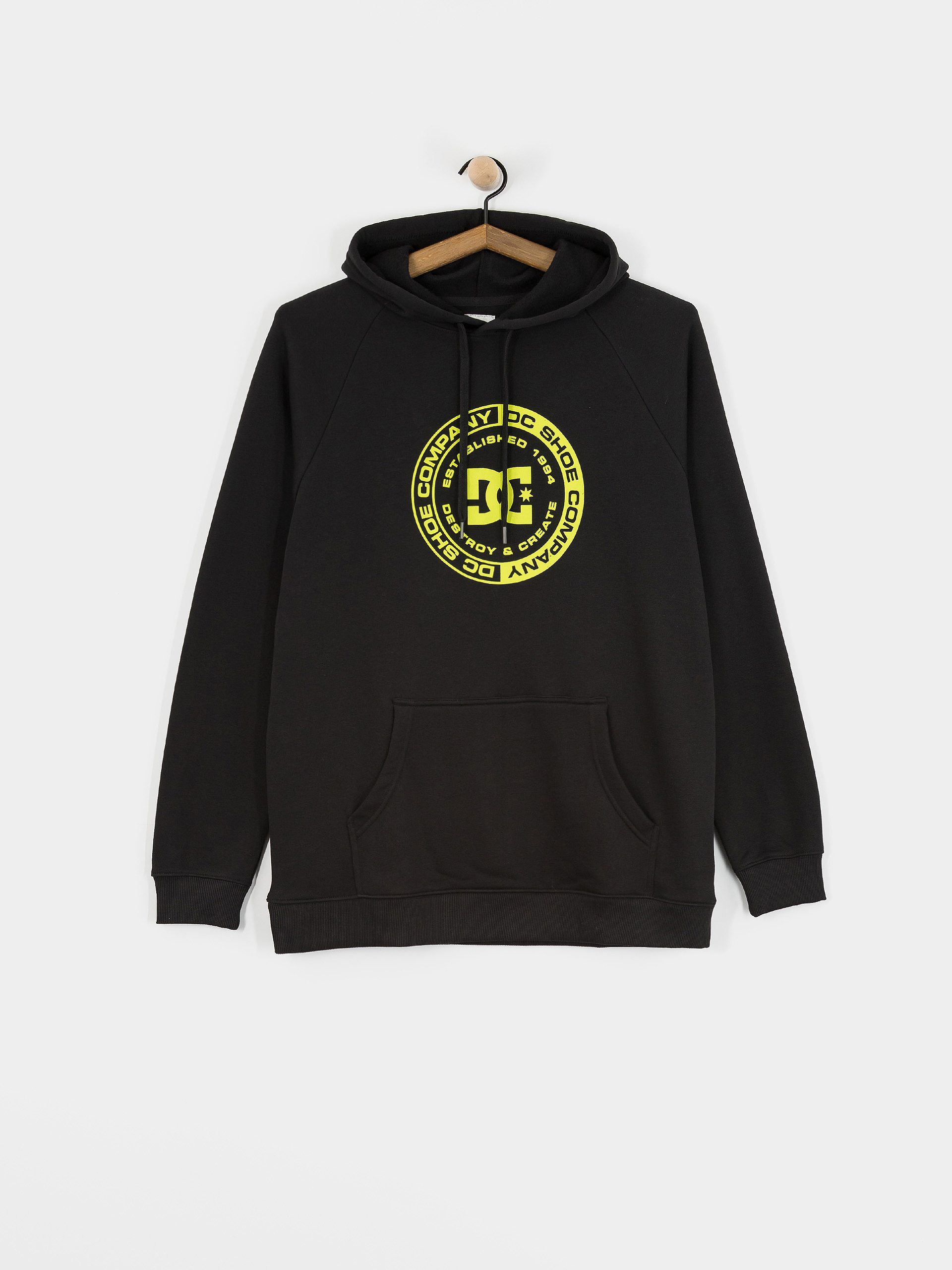 Суитшърт с качулка DC Corpo Raglan HD (black)