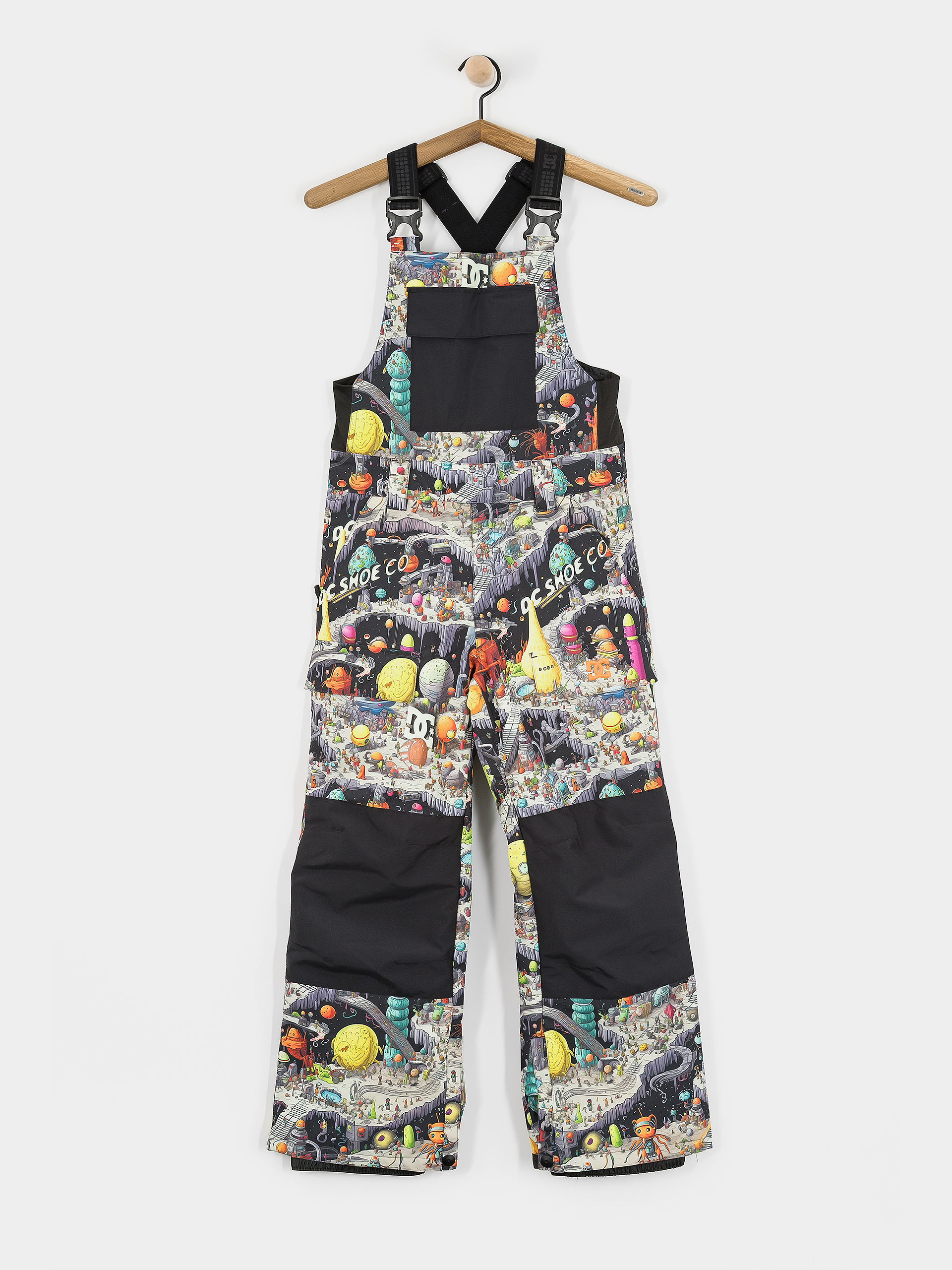 Сноуборд панталони DC Roadblock Bib JR (outer world black)