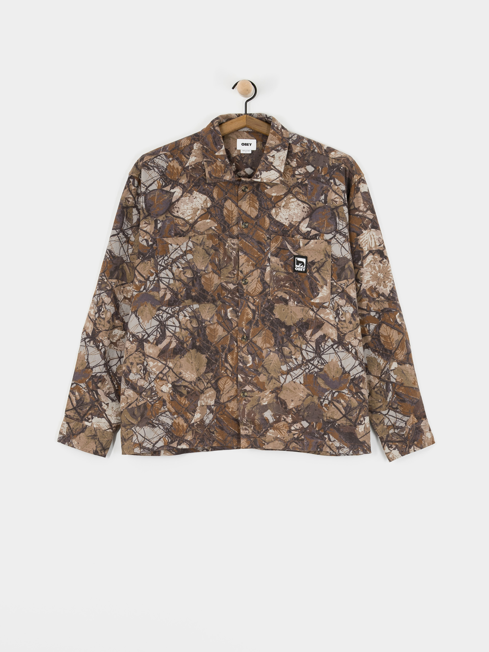 Риза OBEY Fence Camo (fence camo multi)