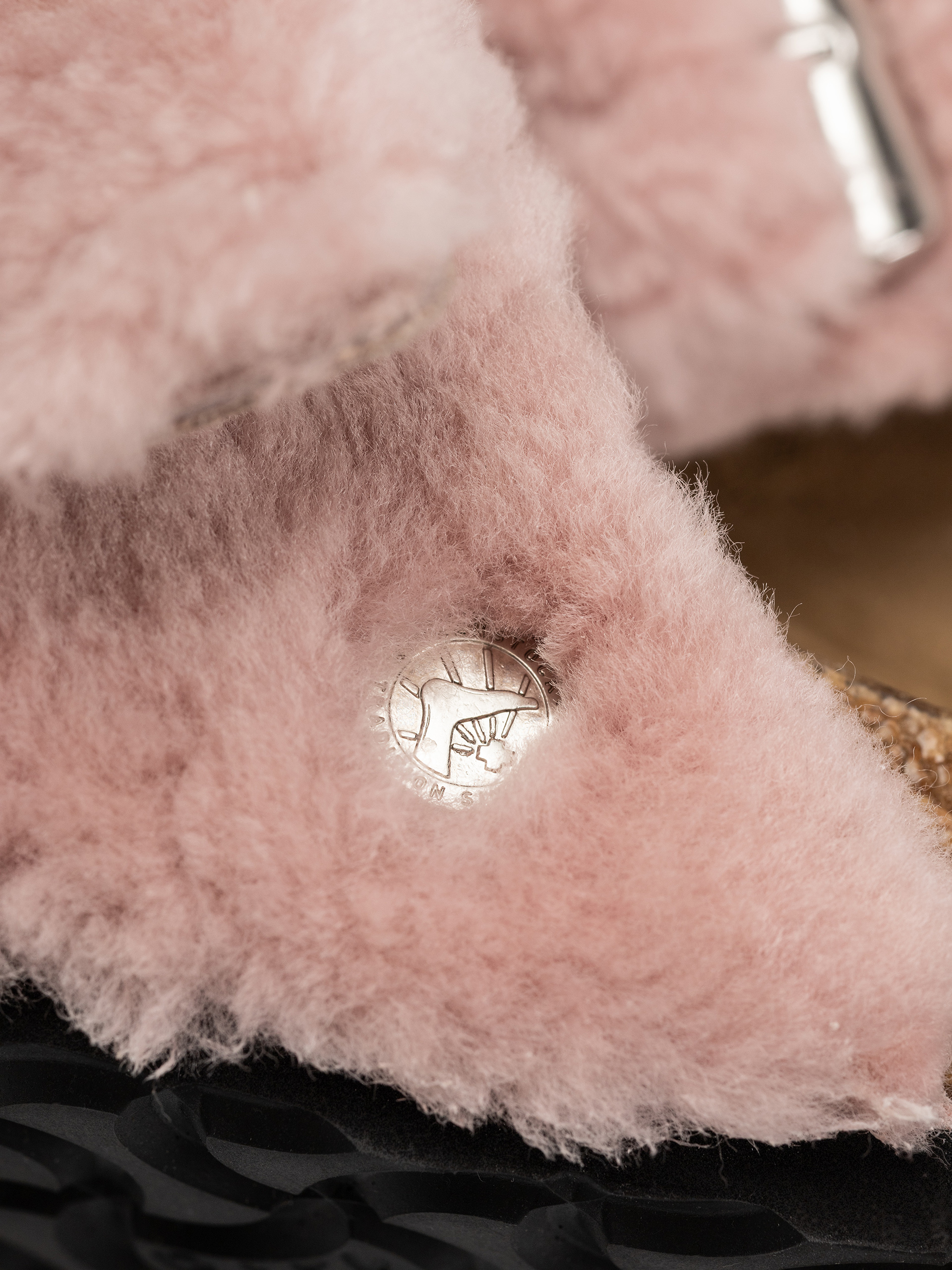 Чехли Birkenstock Arizona Shearling Cover Upper Narrow Wmn (crystal rose)