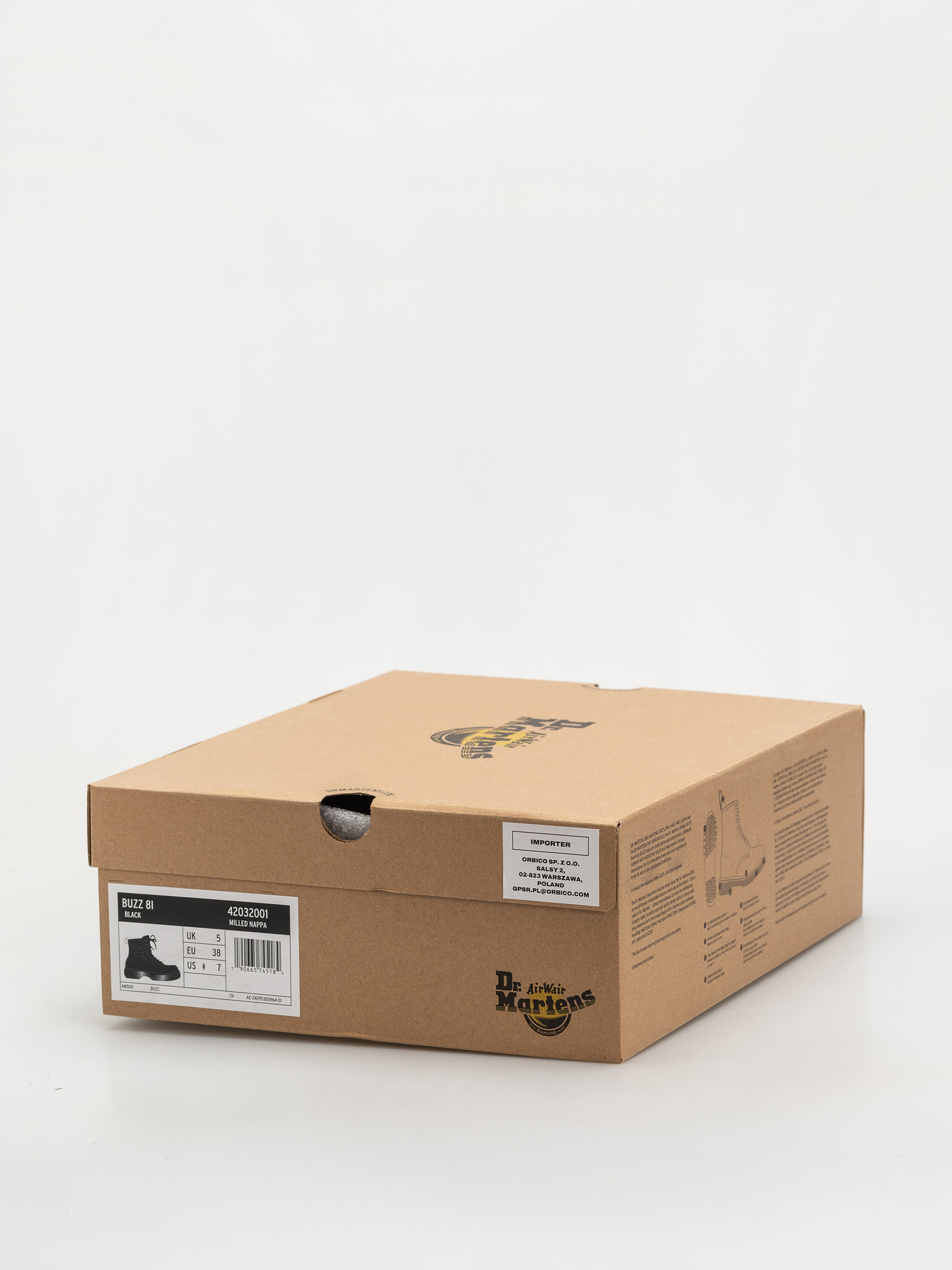 Обувки Dr. Martens Buzz 8i Wmn (black milled nappa)