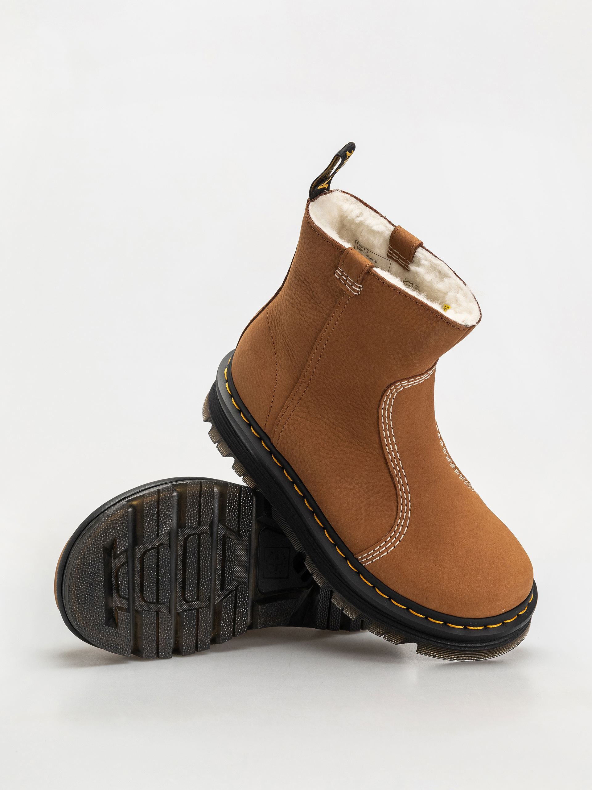 Обувки Dr. Martens ZebZag Rigger WL Rigger Wmn (desert brown milled nubuck wp)