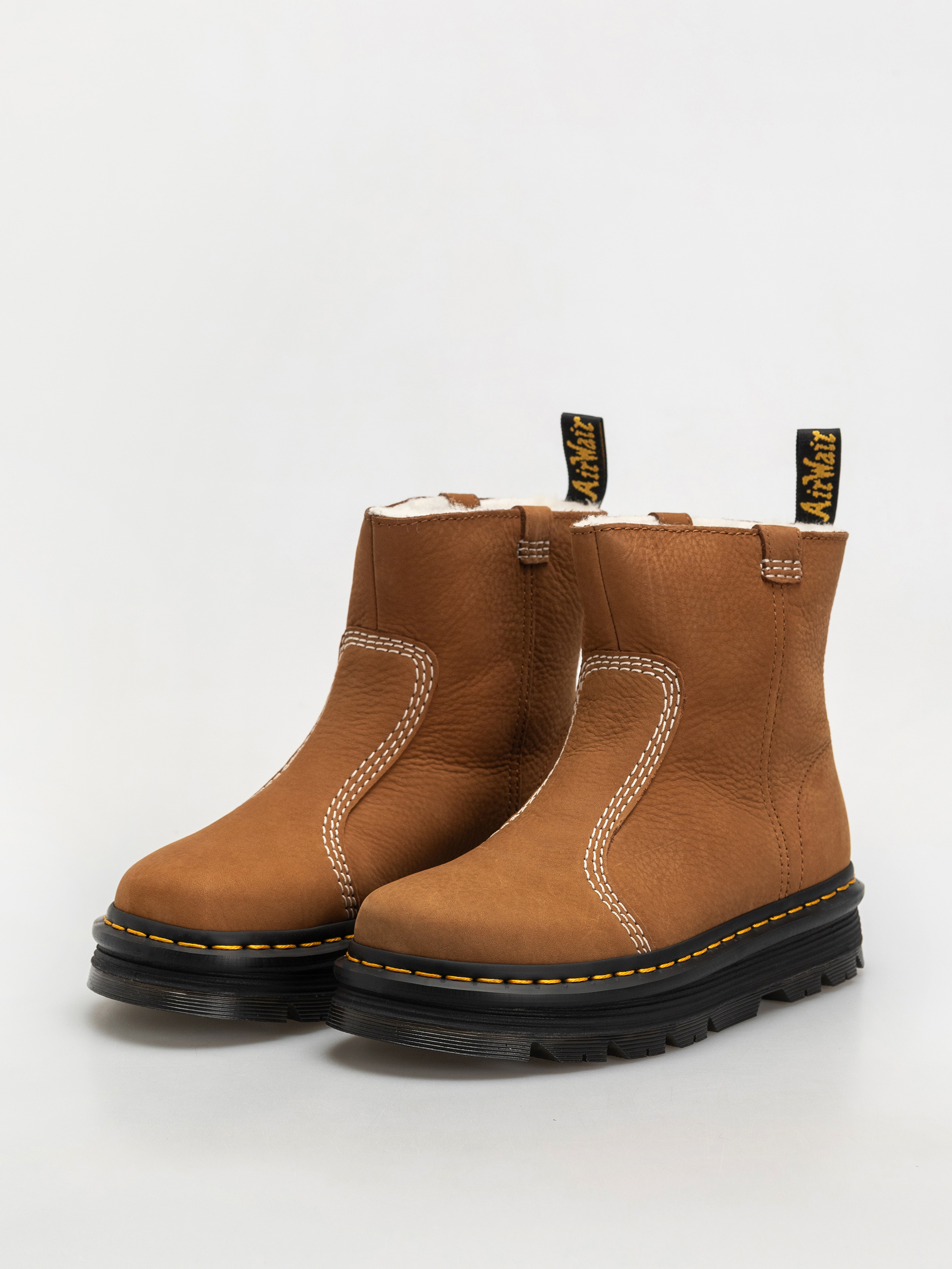 Обувки Dr. Martens ZebZag Rigger WL Rigger Wmn (desert brown milled nubuck wp)