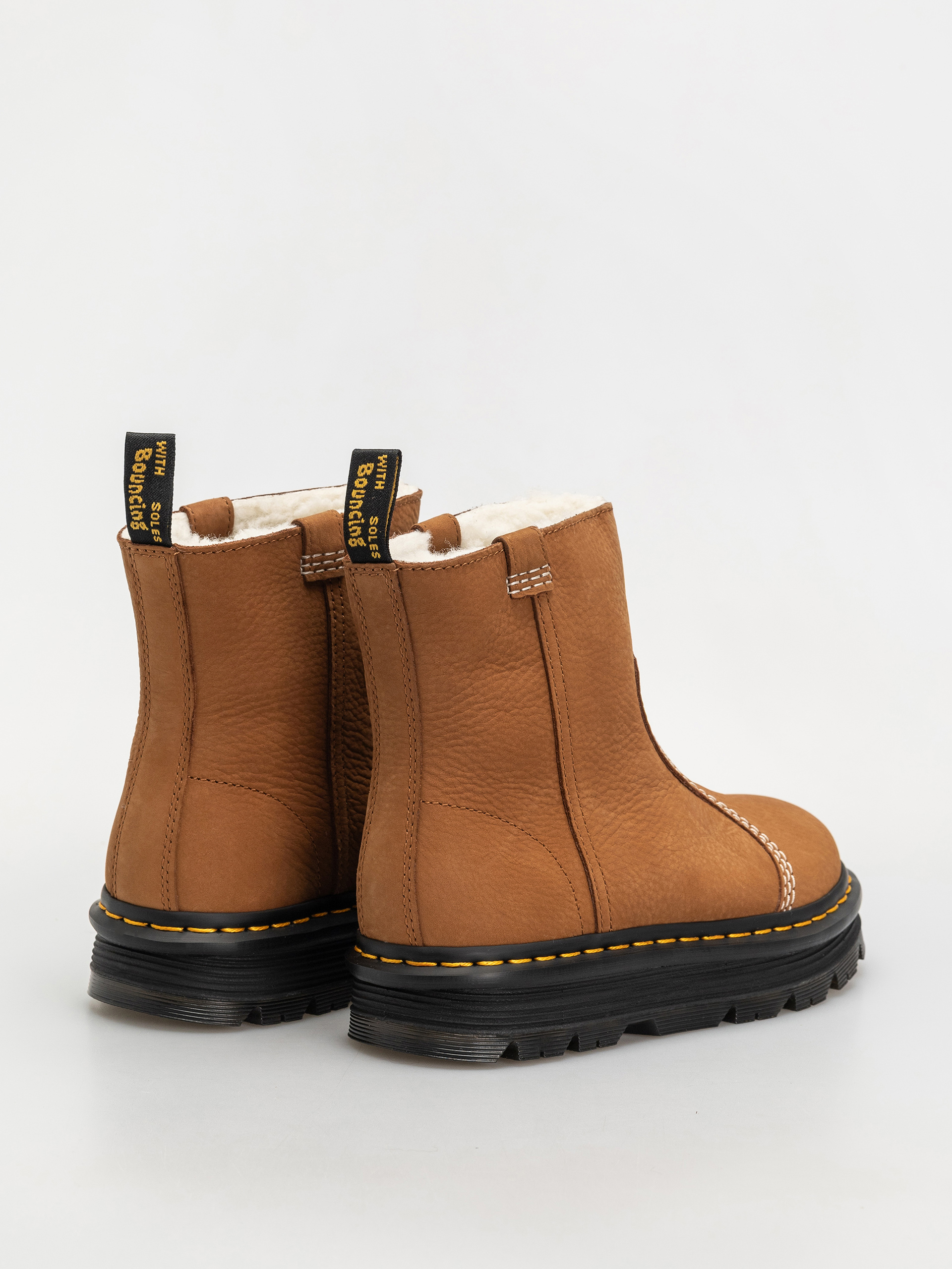 Обувки Dr. Martens ZebZag Rigger WL Rigger Wmn (desert brown milled nubuck wp)