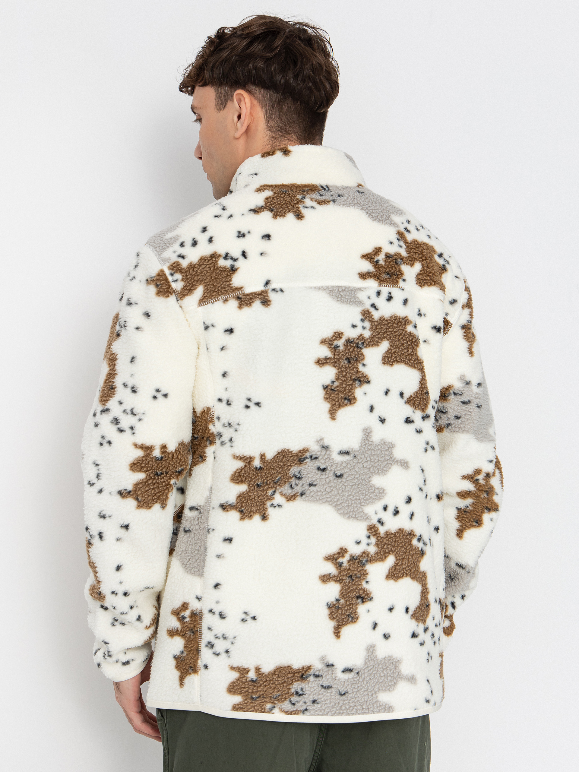 Мъжки Поларени суитшърт Volcom Nelson Sherpa ZHD (white)