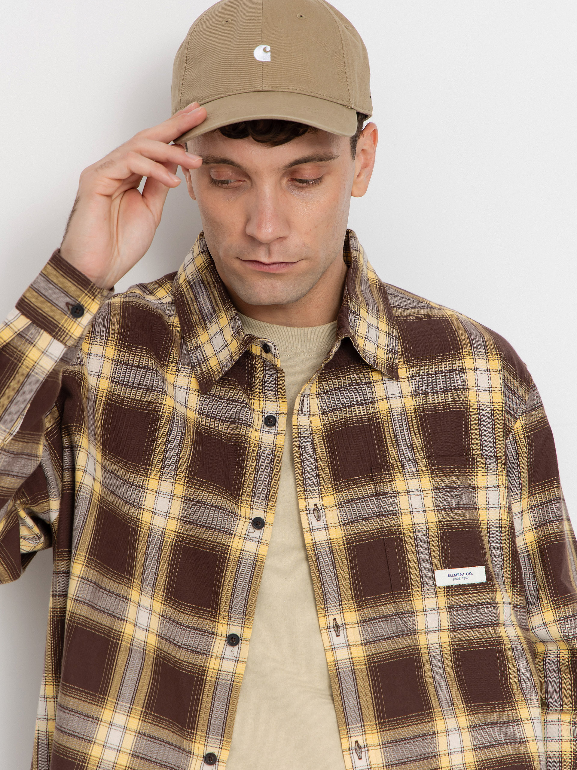 Риза Element All Season 1Pkt Lightweight (java/cornsilk plaid)