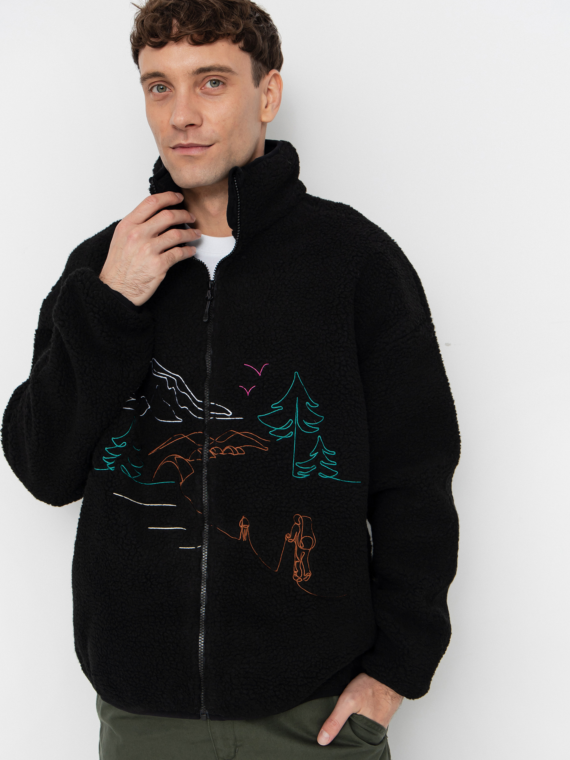 Поларени суитшърт Picture Hafdals Embro (black)