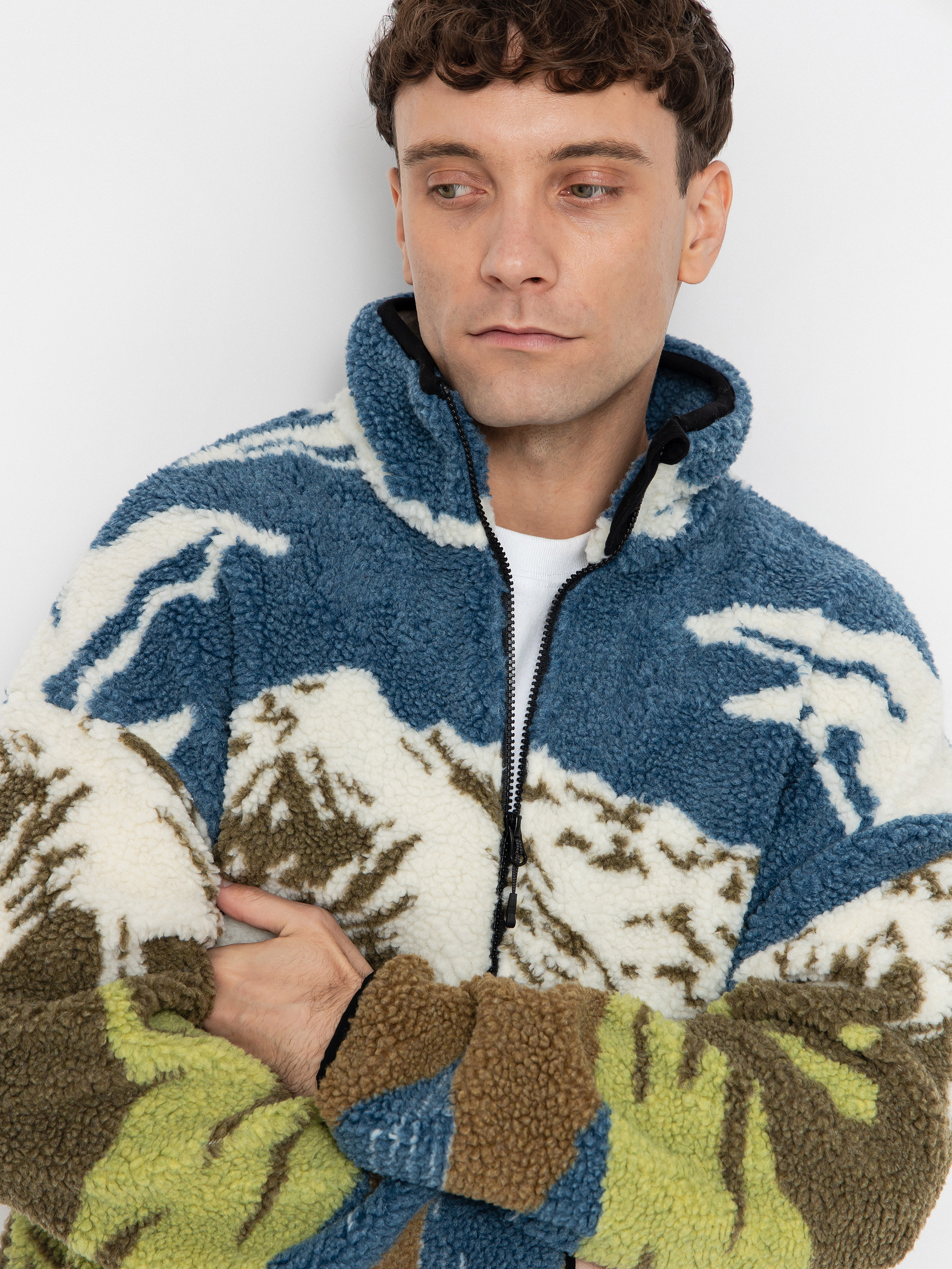 Мъжки Поларени суитшърт Picture Hafdals (cloudy landsc sherpa m)