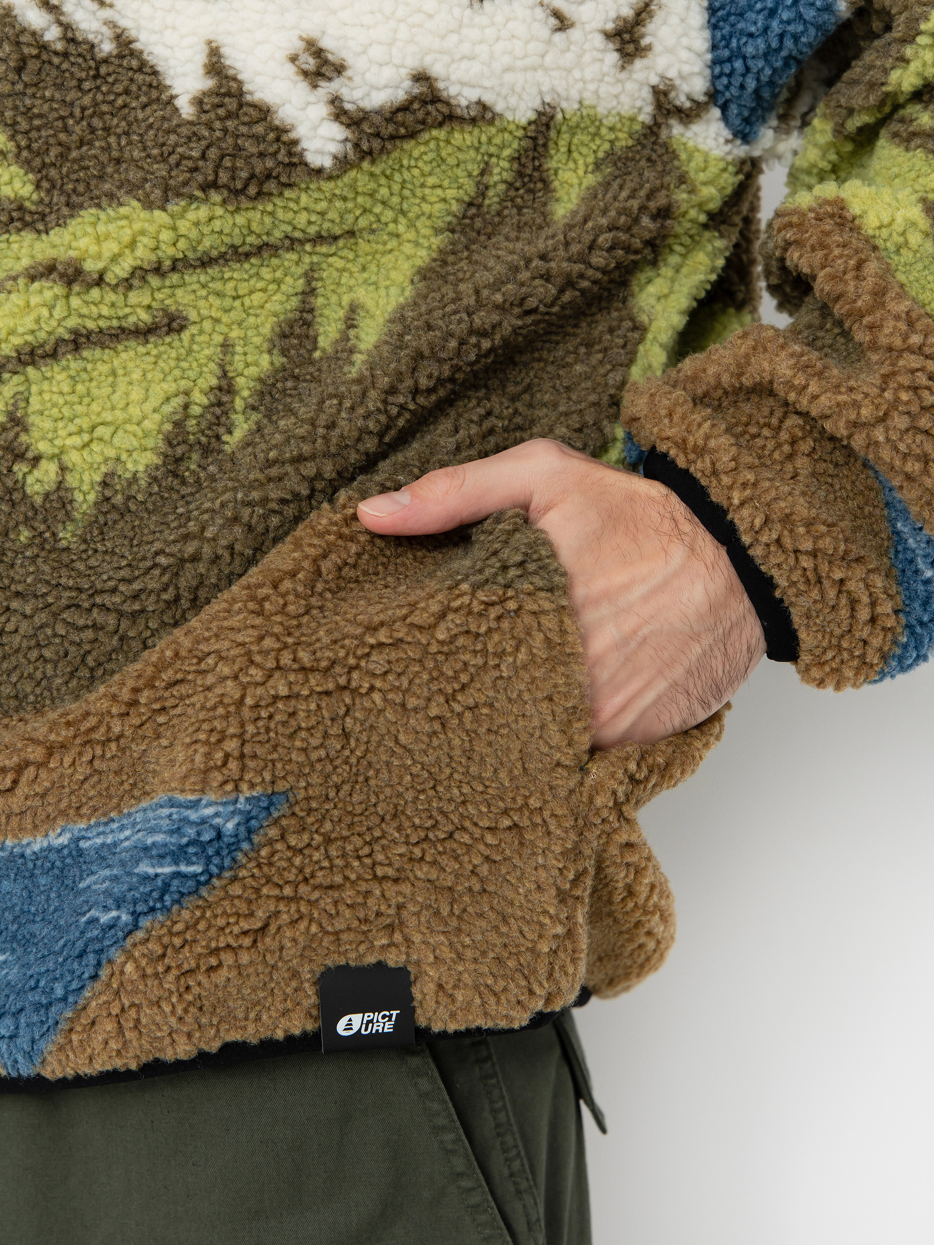 Мъжки Поларени суитшърт Picture Hafdals (cloudy landsc sherpa m)