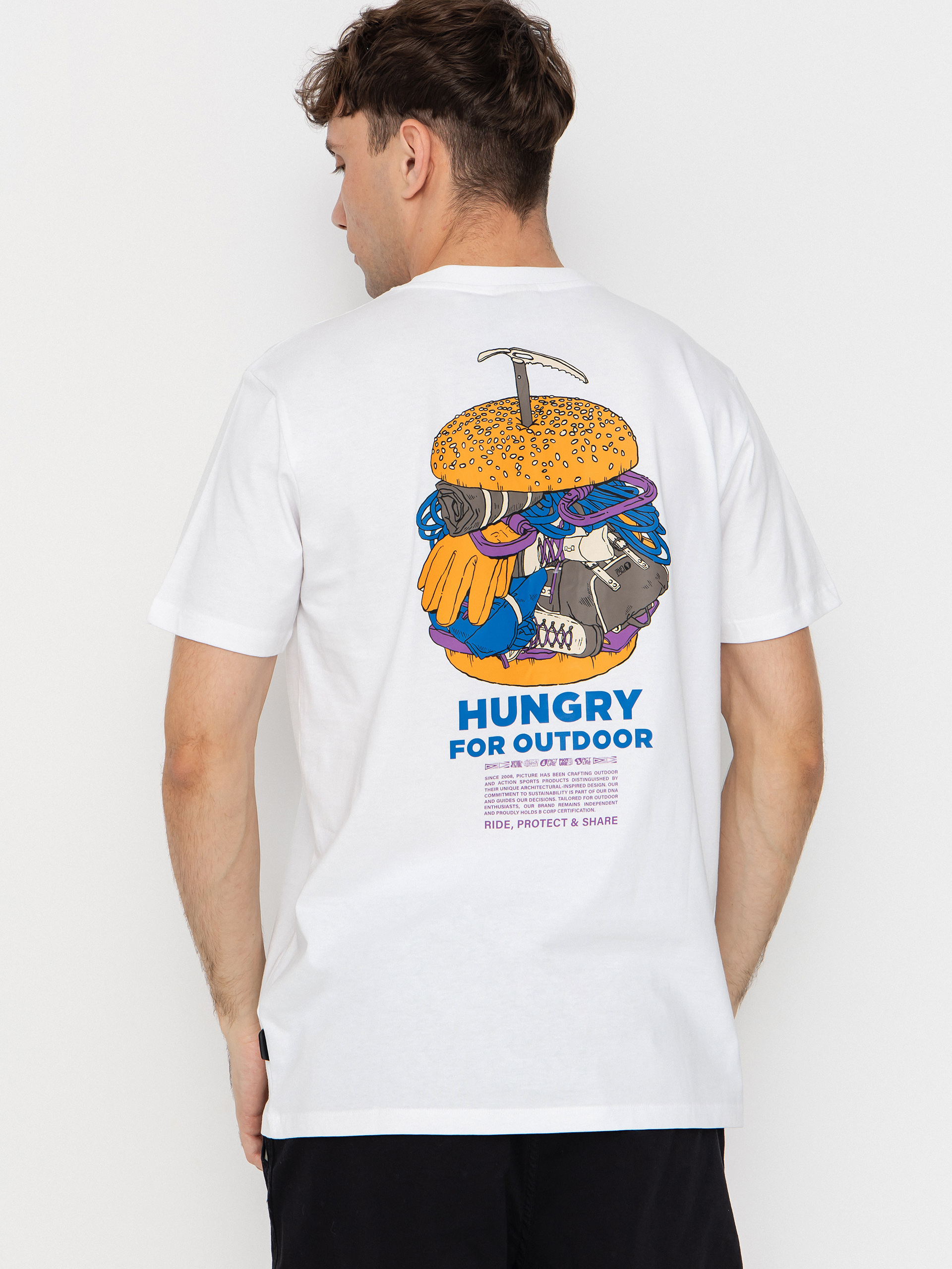 Тениска Picture Hikkily (white)