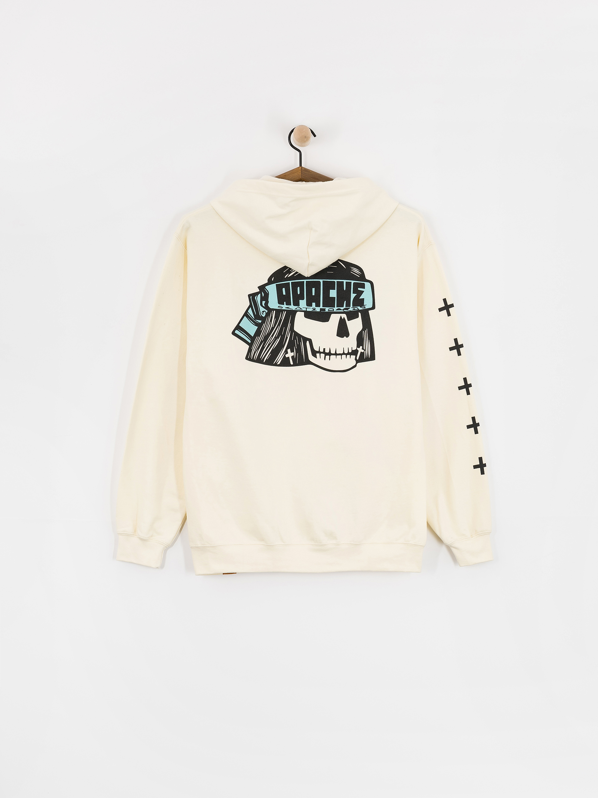 Суитшърт с качулка Etnies Etnies X Apache ZHD (natural)