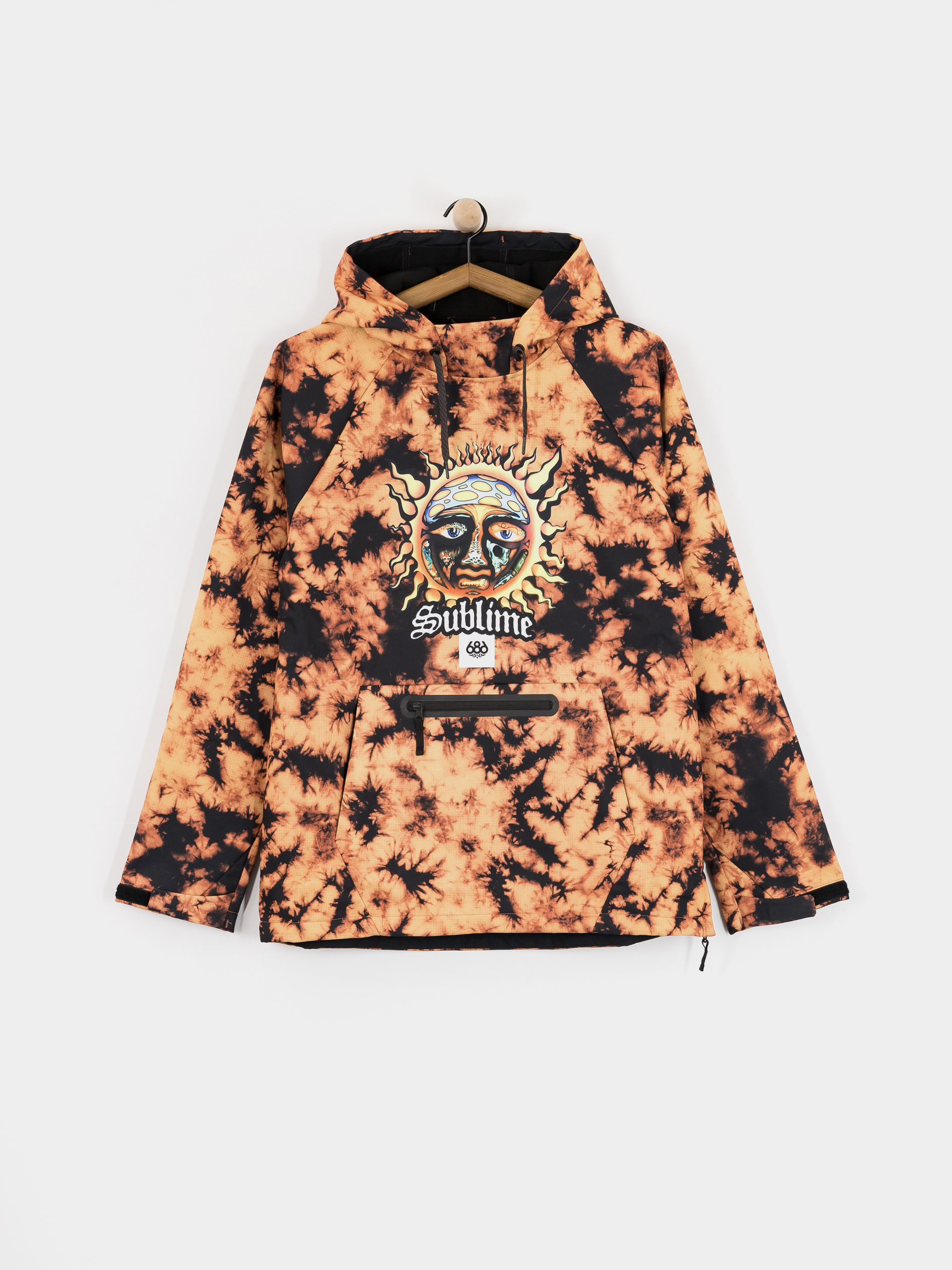 Термо суитшърт 686 Waterproof HD (sublime orange tie dye)