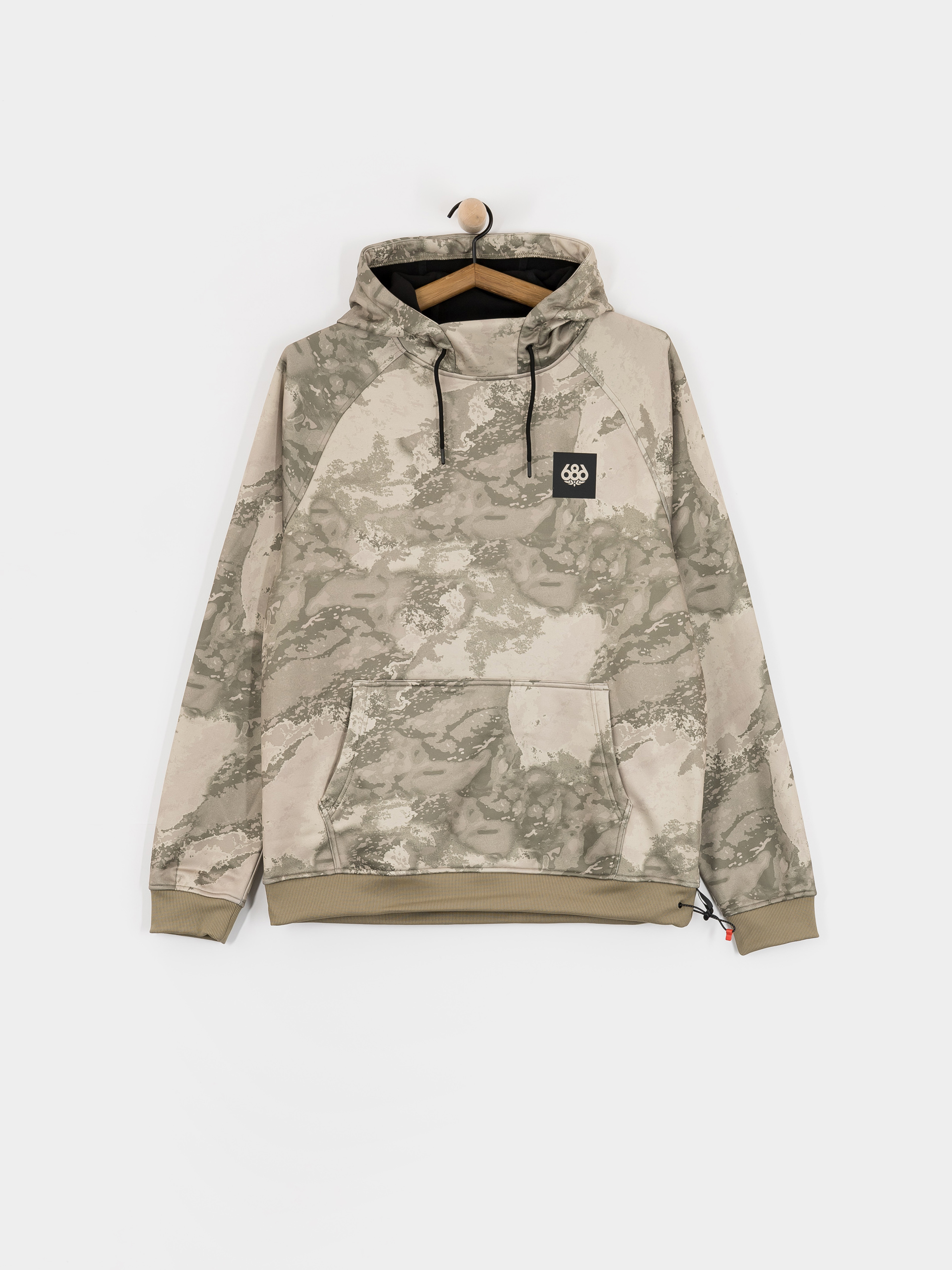 Термо суитшърт 686 Bonded Fleece HD (limestone hemisphere print)