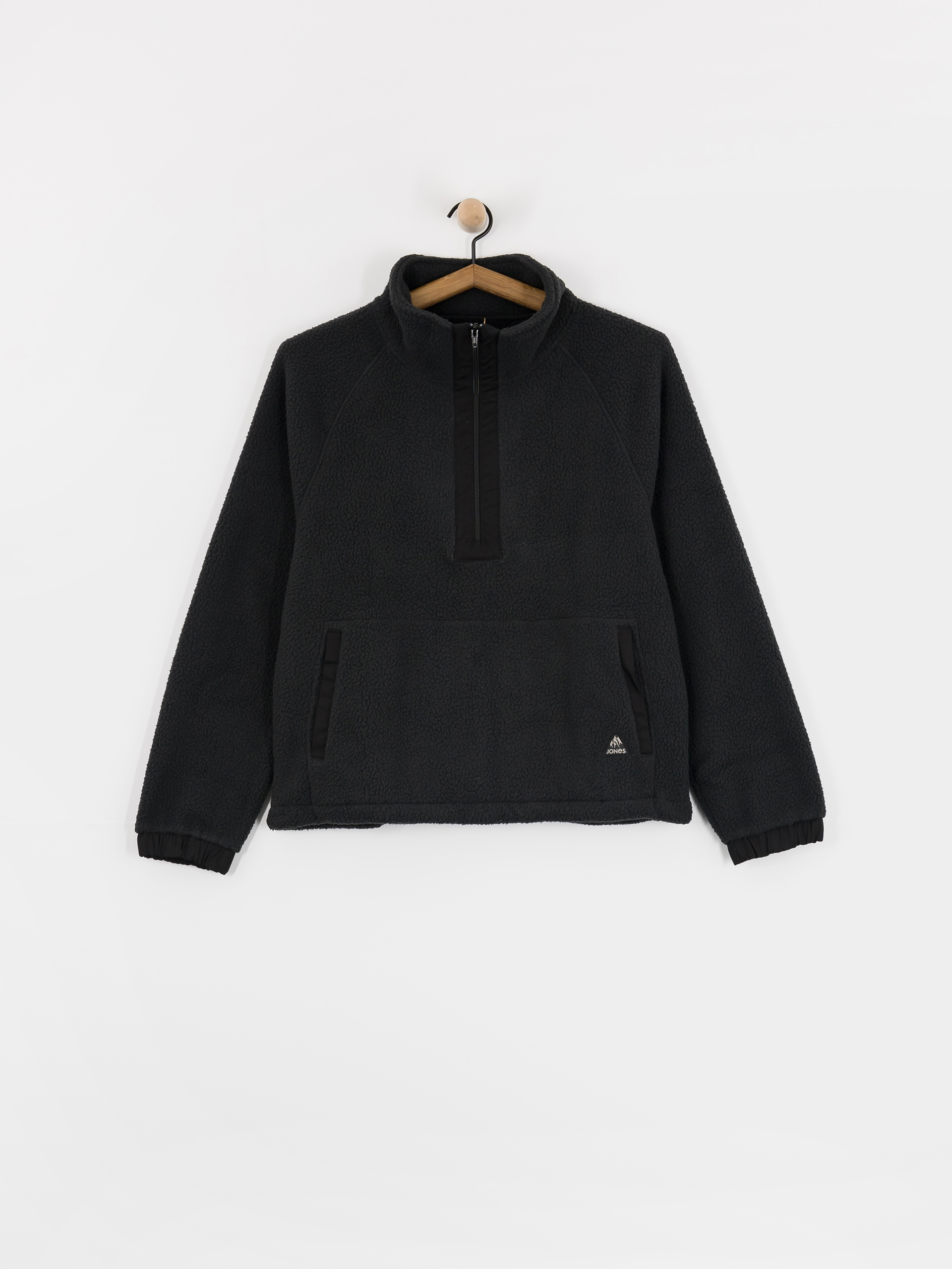 Суитшърт Jones Snowboards Campfire Rec Sherpa (stealth black)