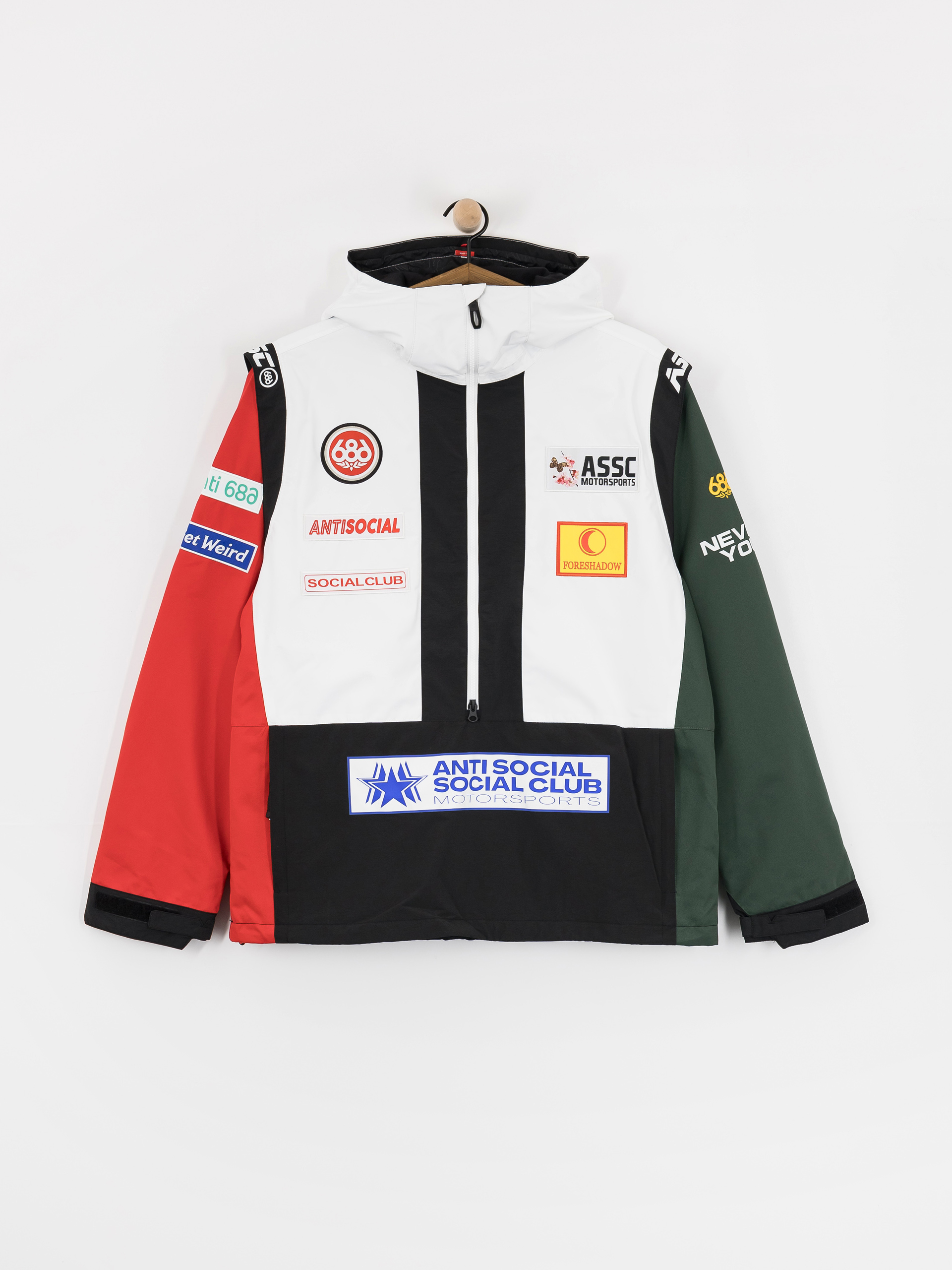 Мъжки Сноуборд яке 686 X ASSC F1 Anorak (assc white colorblock)