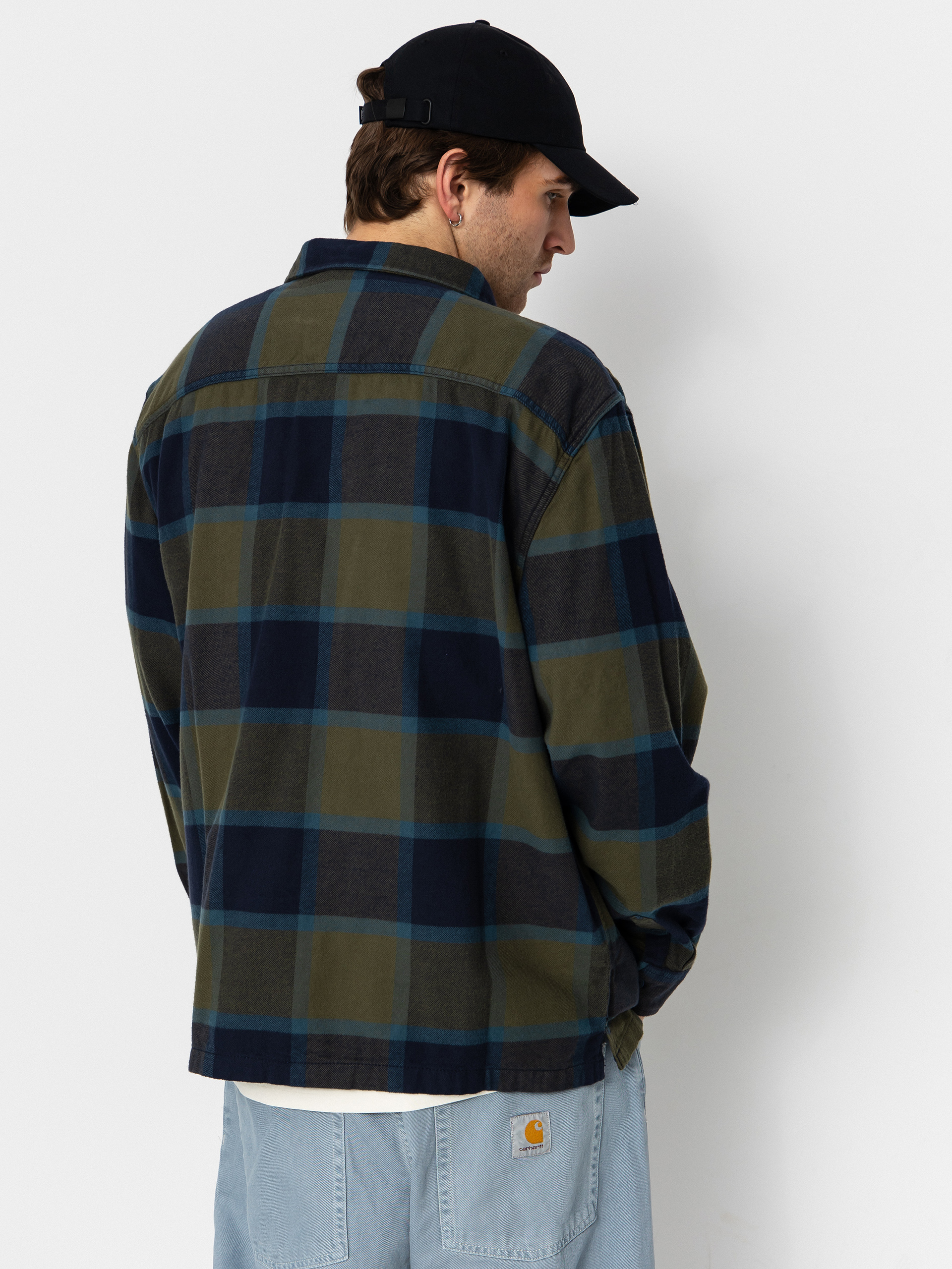Риза Vans Larkspur Plaid Flannel (grape leaf/parisiannght)