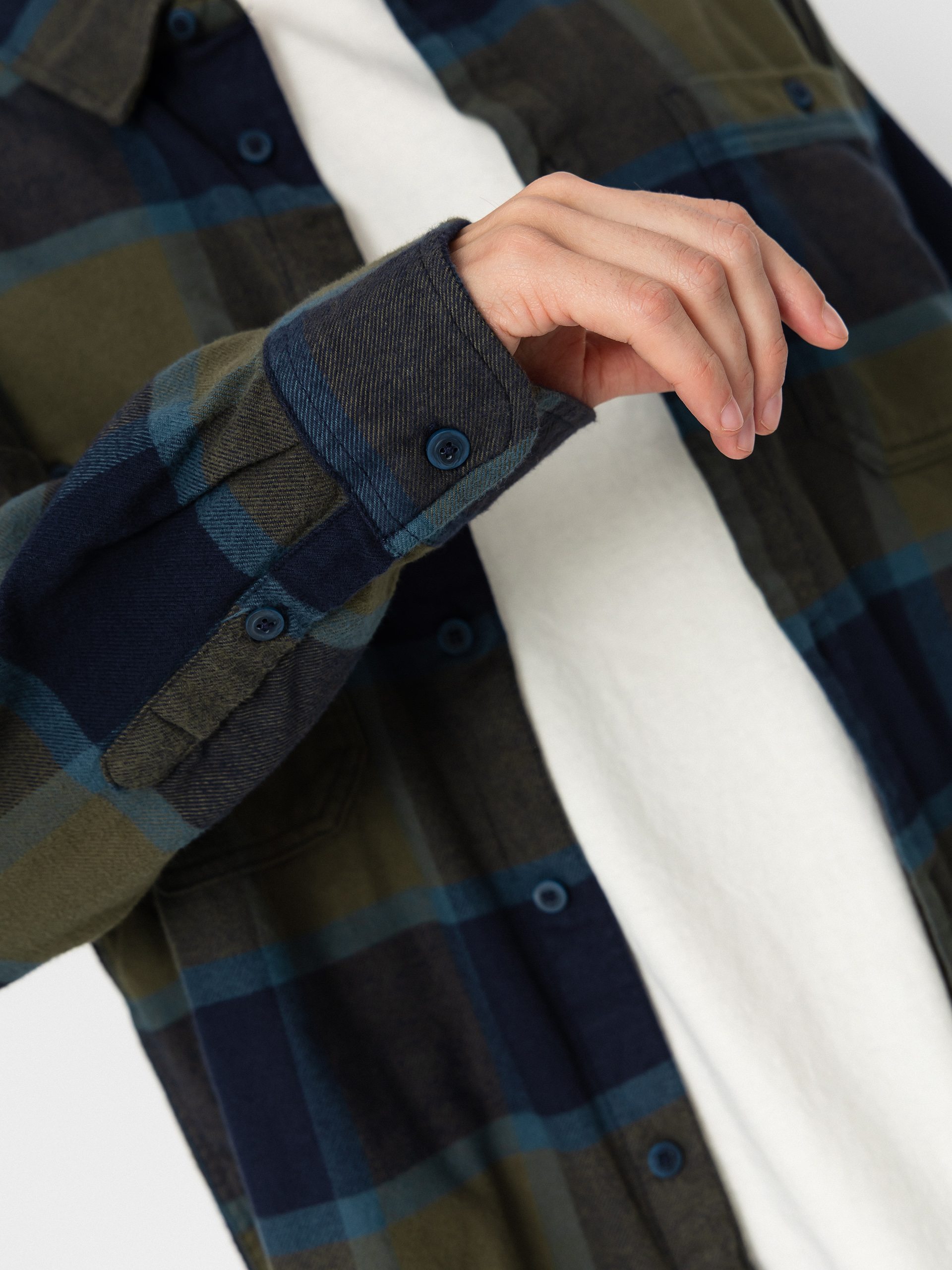 Риза Vans Larkspur Plaid Flannel (grape leaf/parisiannght)