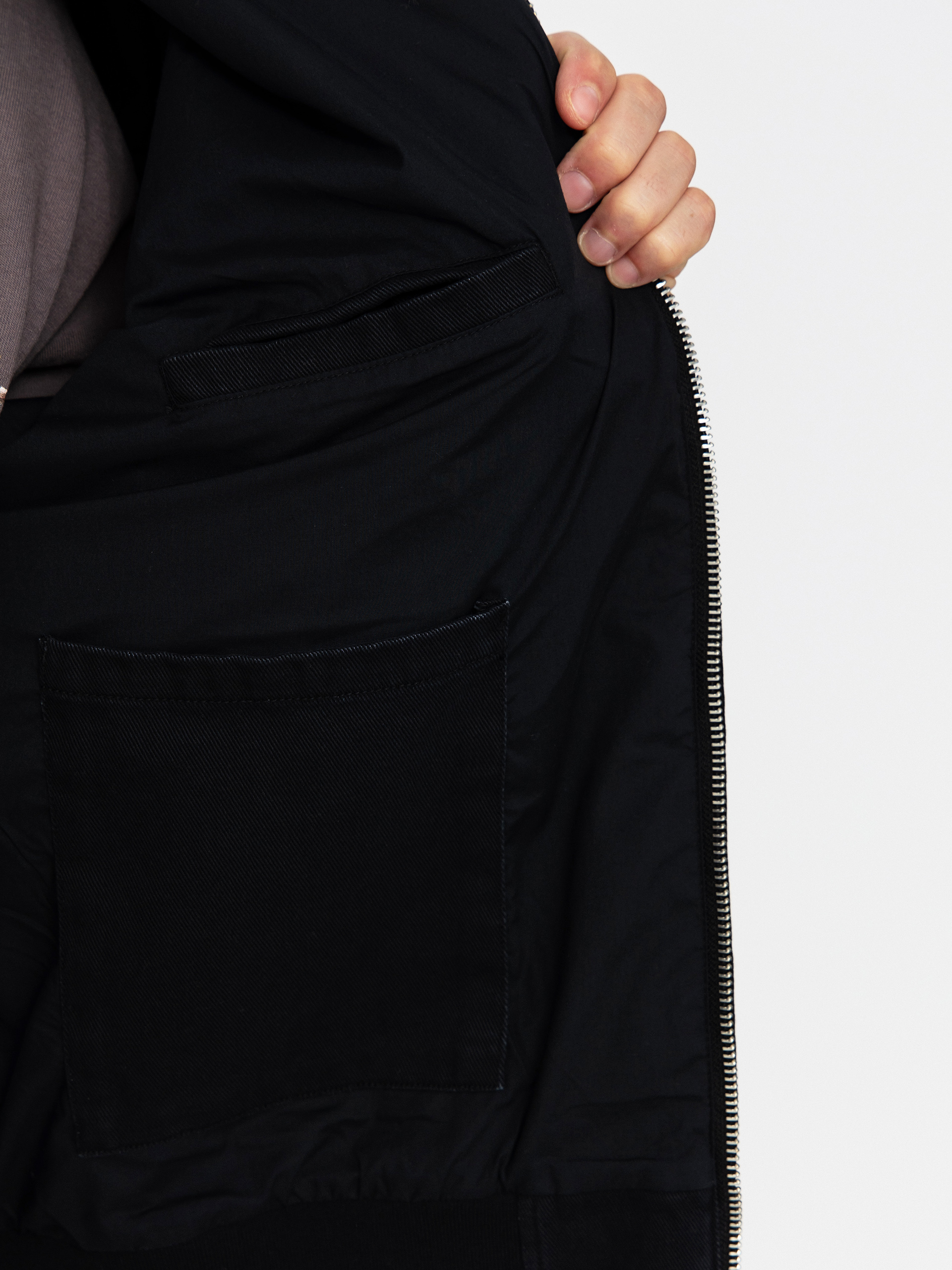 Яке OBEY Obey Glen Zip Up (black faded wash)