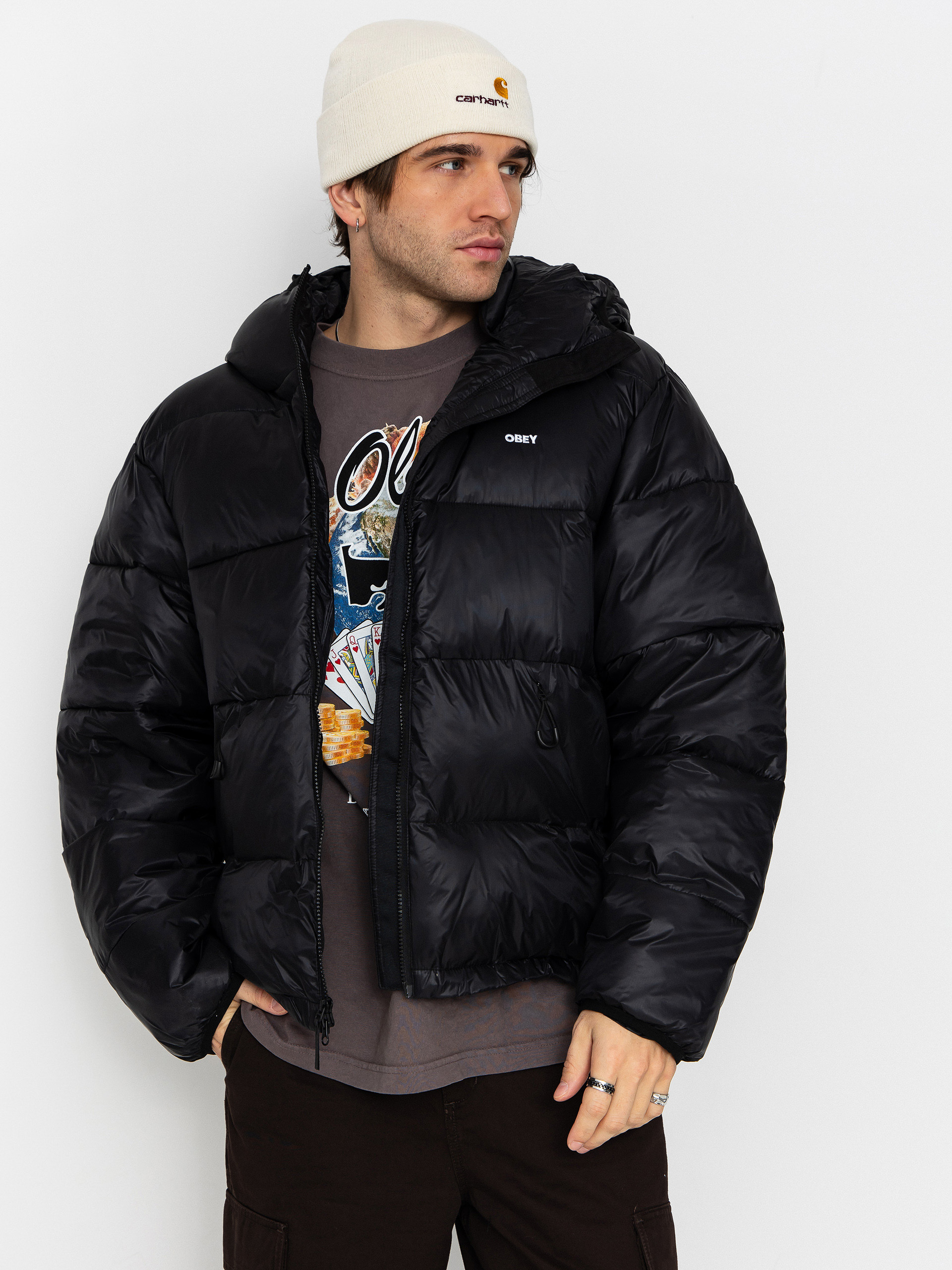 Яке OBEY Stratus Puffer (black)