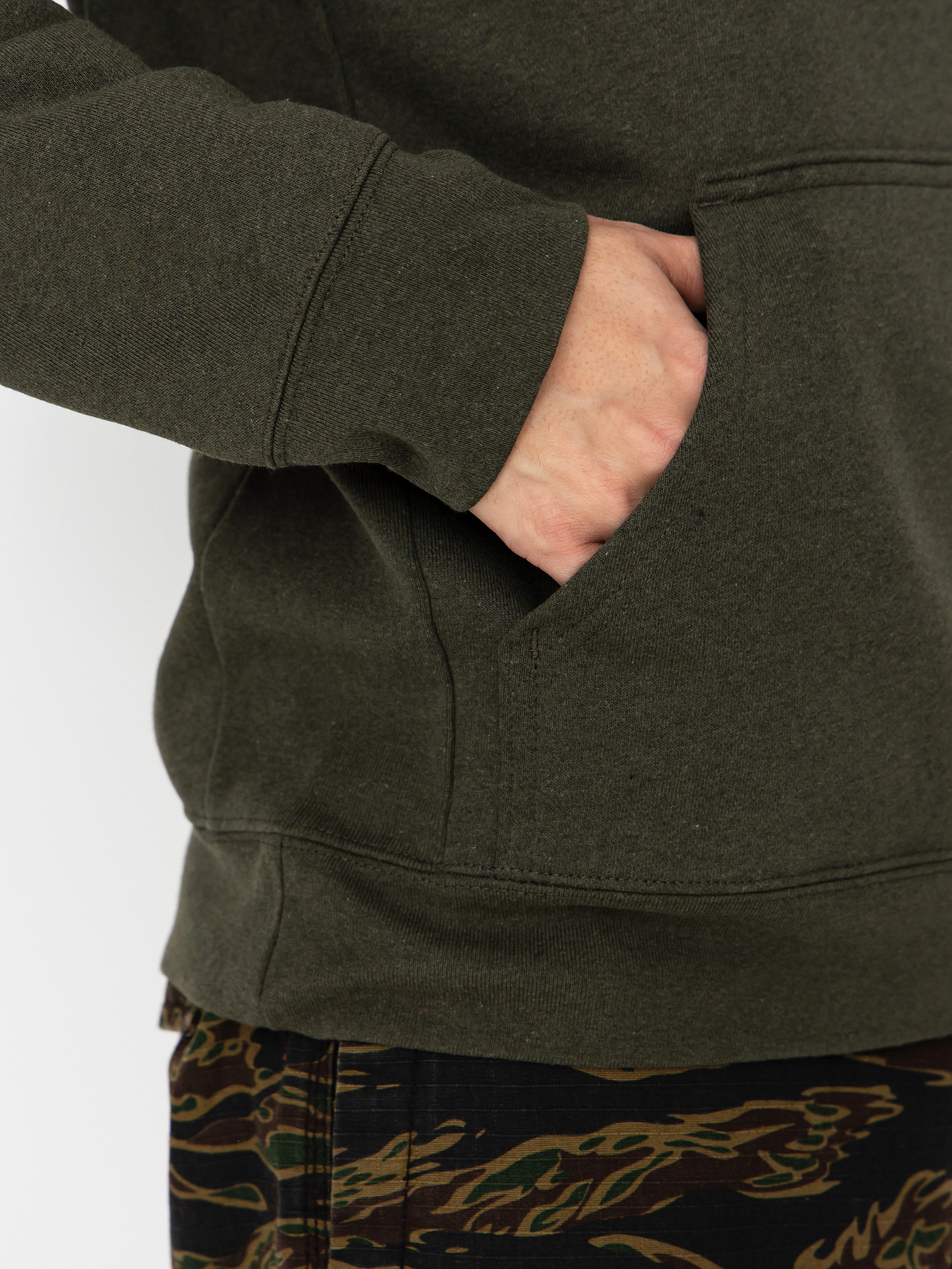 Суитшърт с качулка Patagonia Boardshort Logo Uprisal HD (basin green)