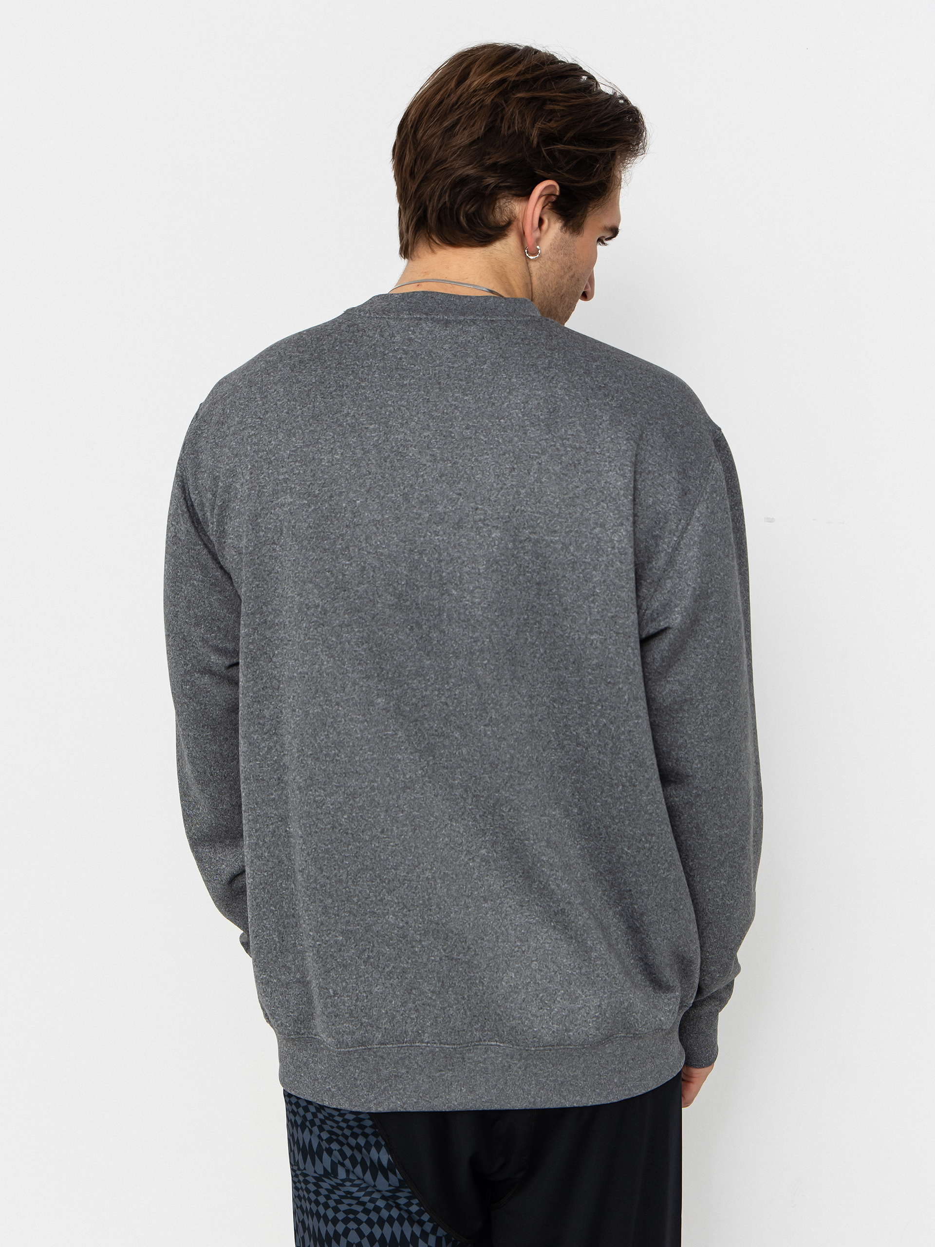 Мъжки Термо суитшърт Volcom Hydro Crew (heather black)