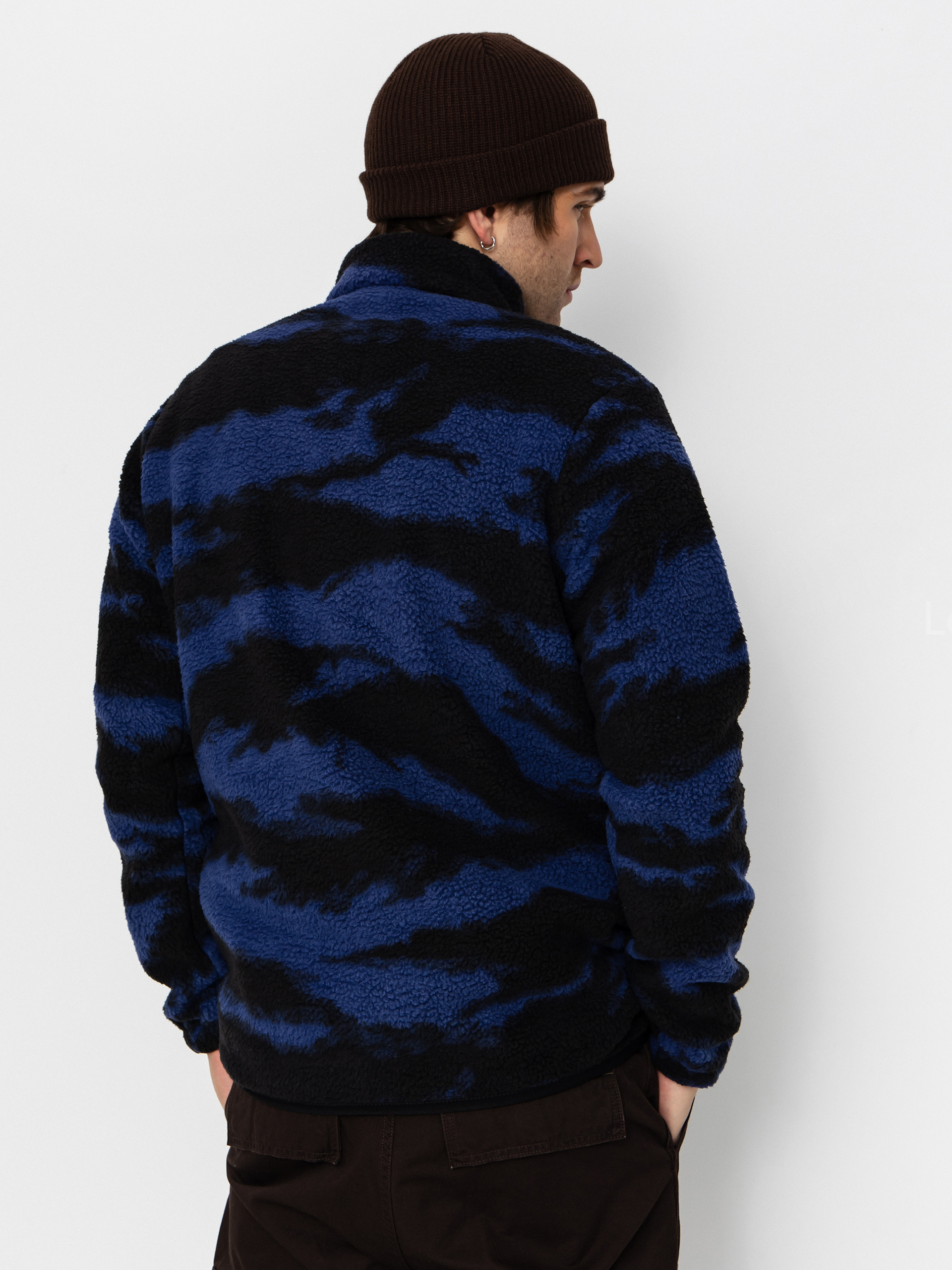 Мъжки Поларени суитшърт Picture Kimag Printed 1/4 Zip (retro fusion print)