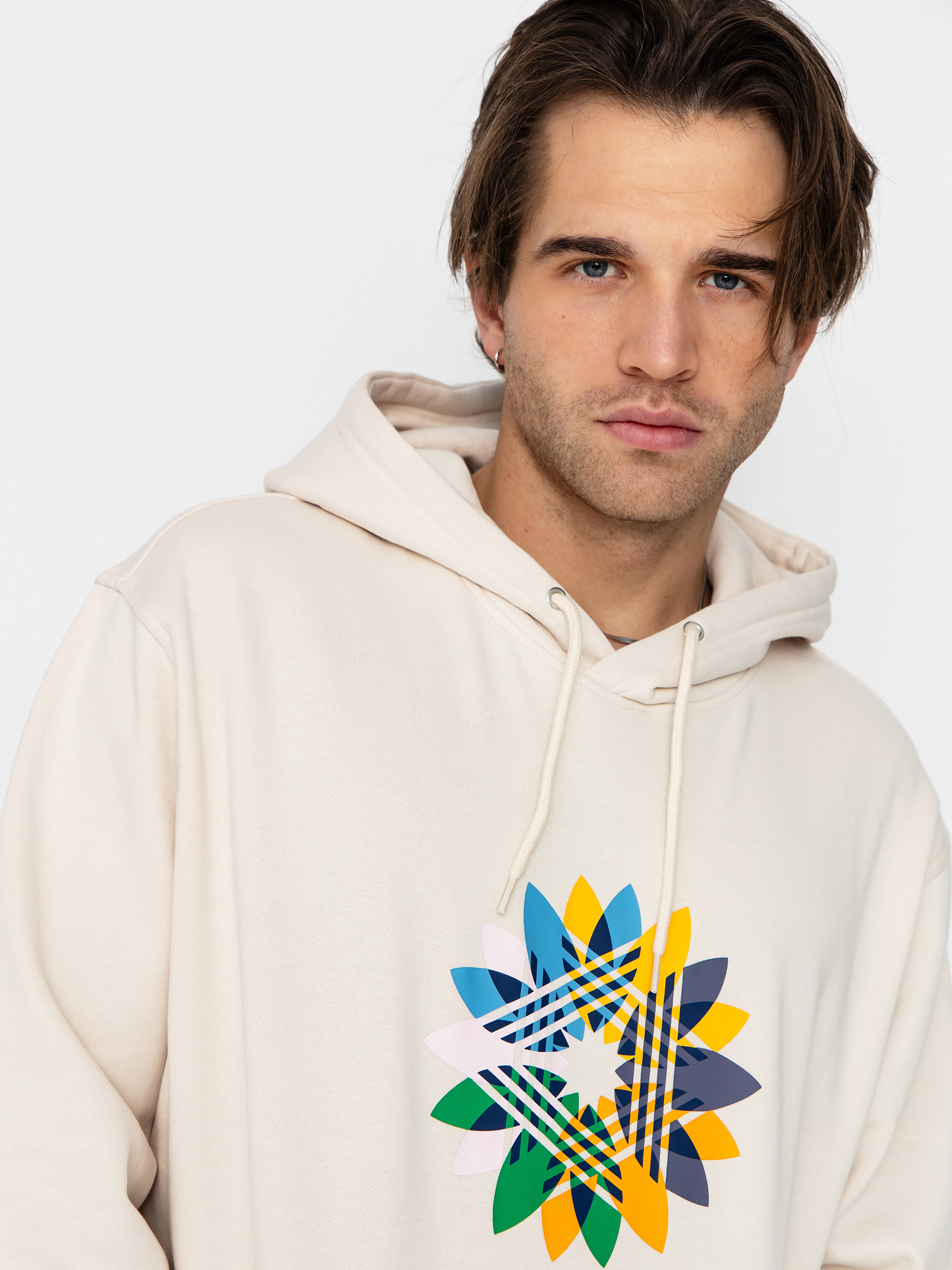 Суитшърт с качулка adidas Skate Pwt HD (wonwhi/creyel)