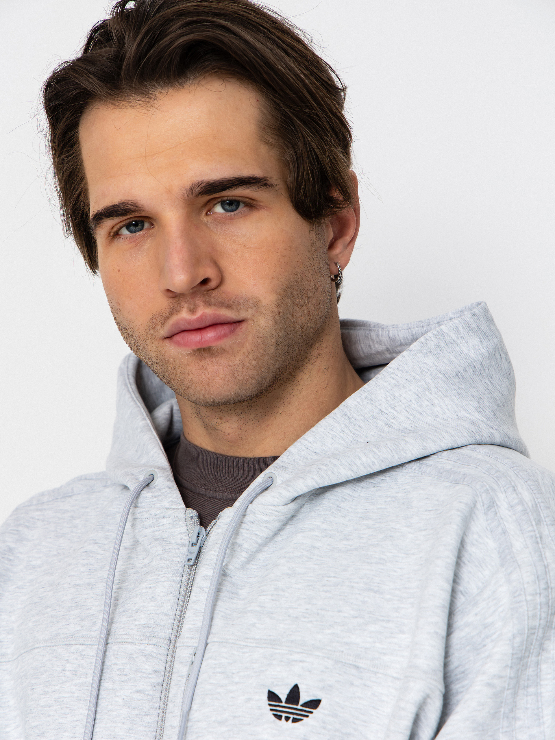 Суитшърт с качулка adidas Tech Fleece (lgreyh/black)