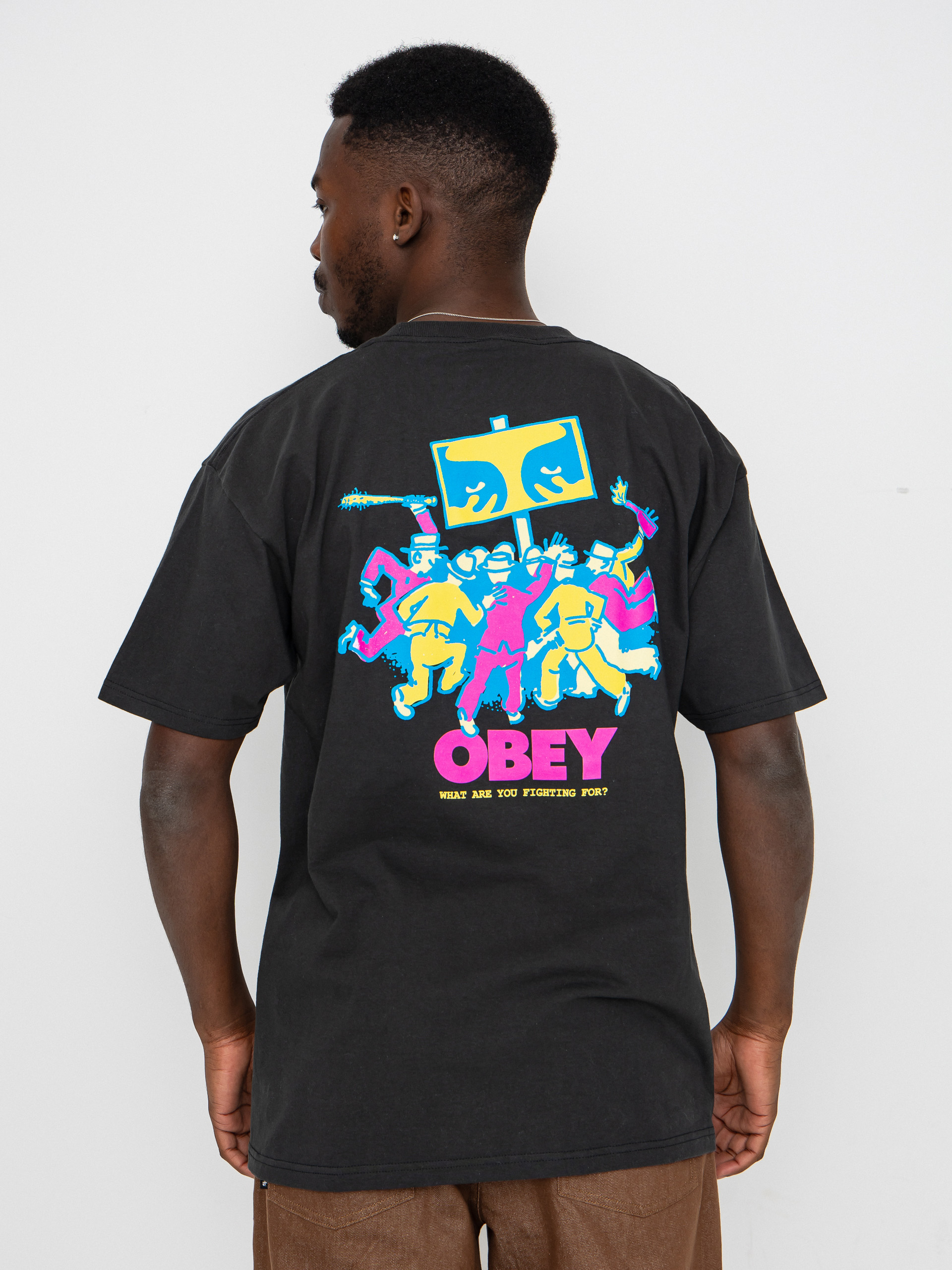 Тениска OBEY Obey Steady Mobbin