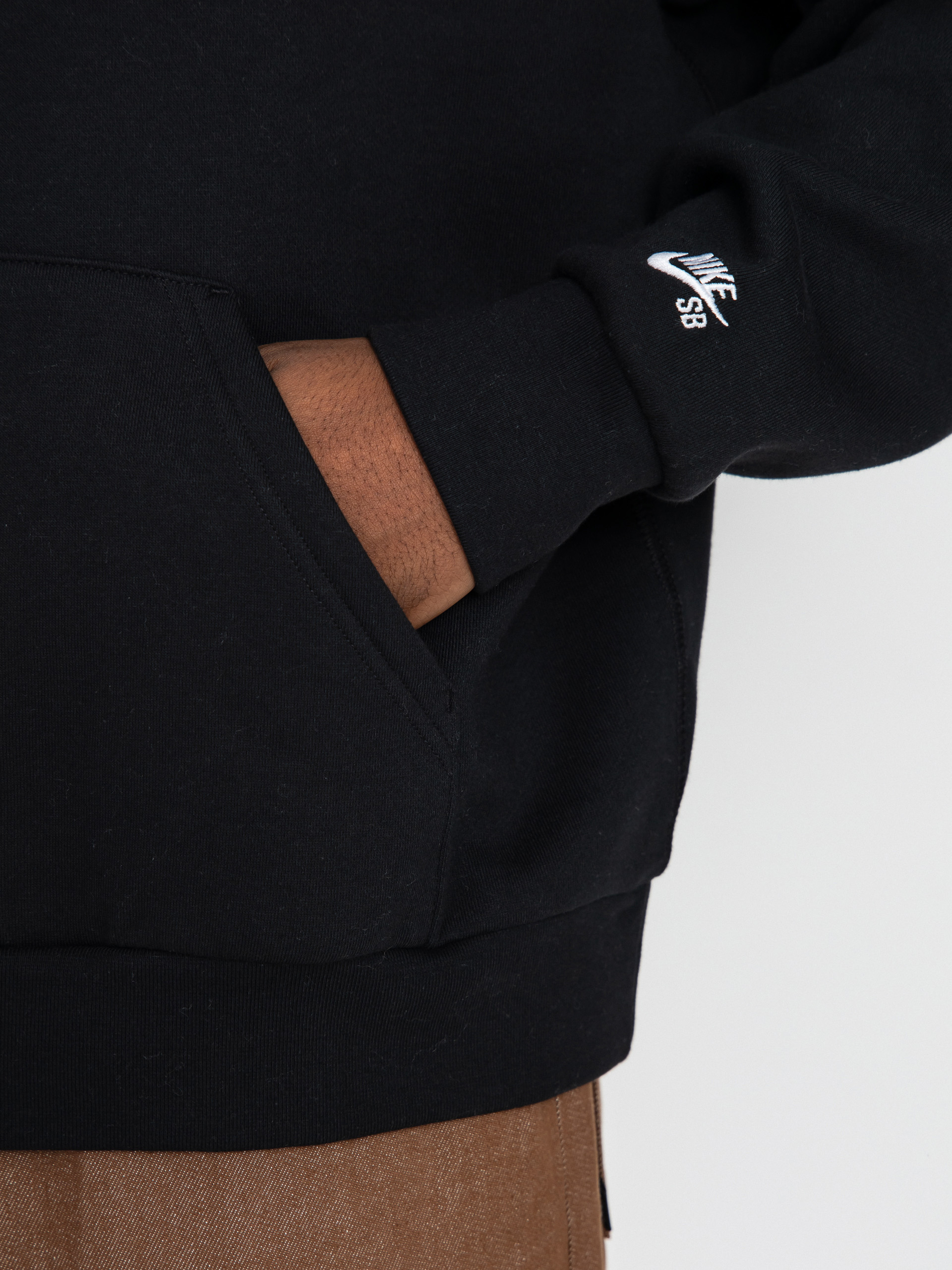 Суитшърт с качулка Nike SB GFX 1 HD (black/white)