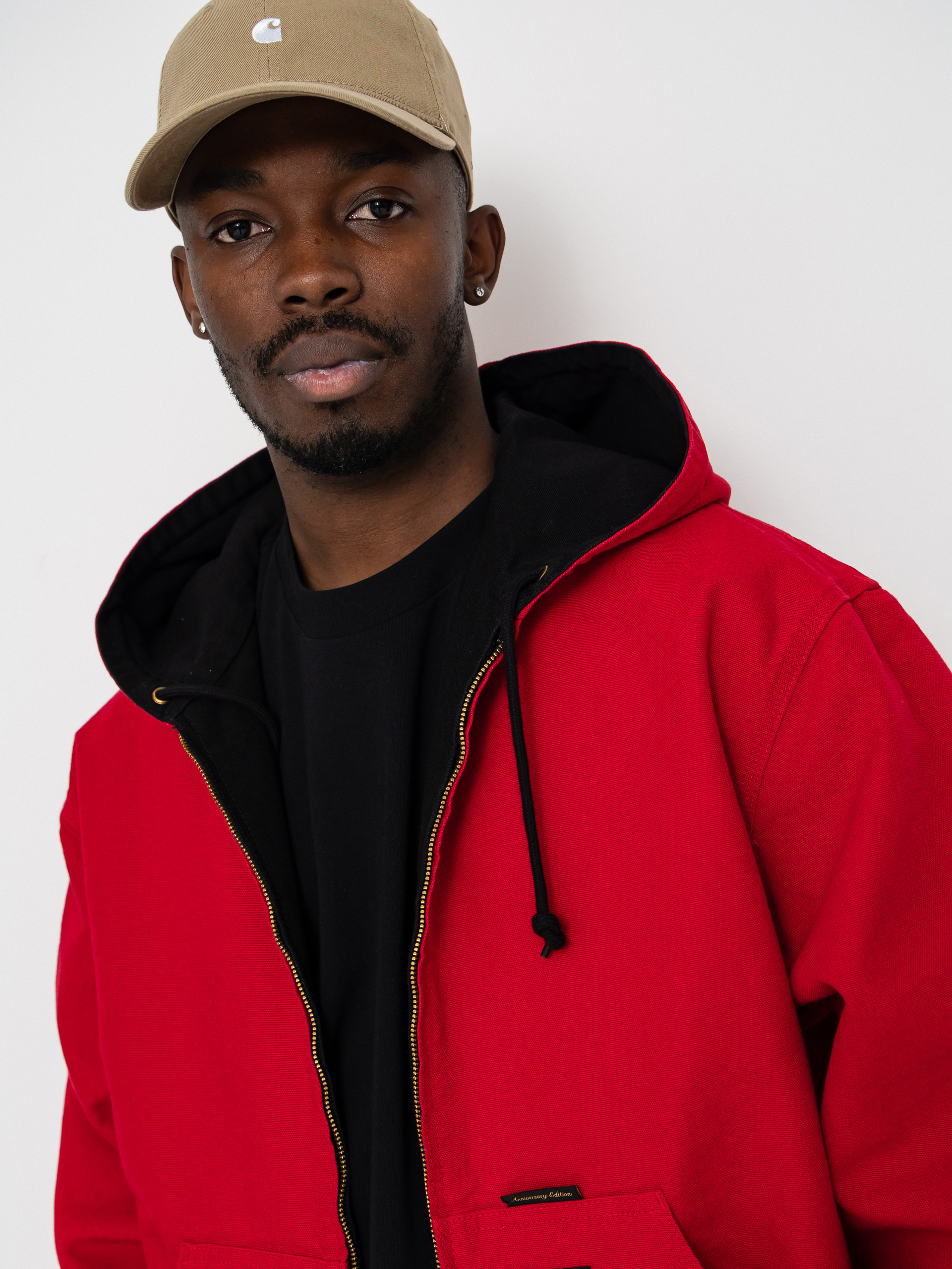 Яке Carhartt WIP 50 Years Anniversary OG Active (black/usa red/rinsed)