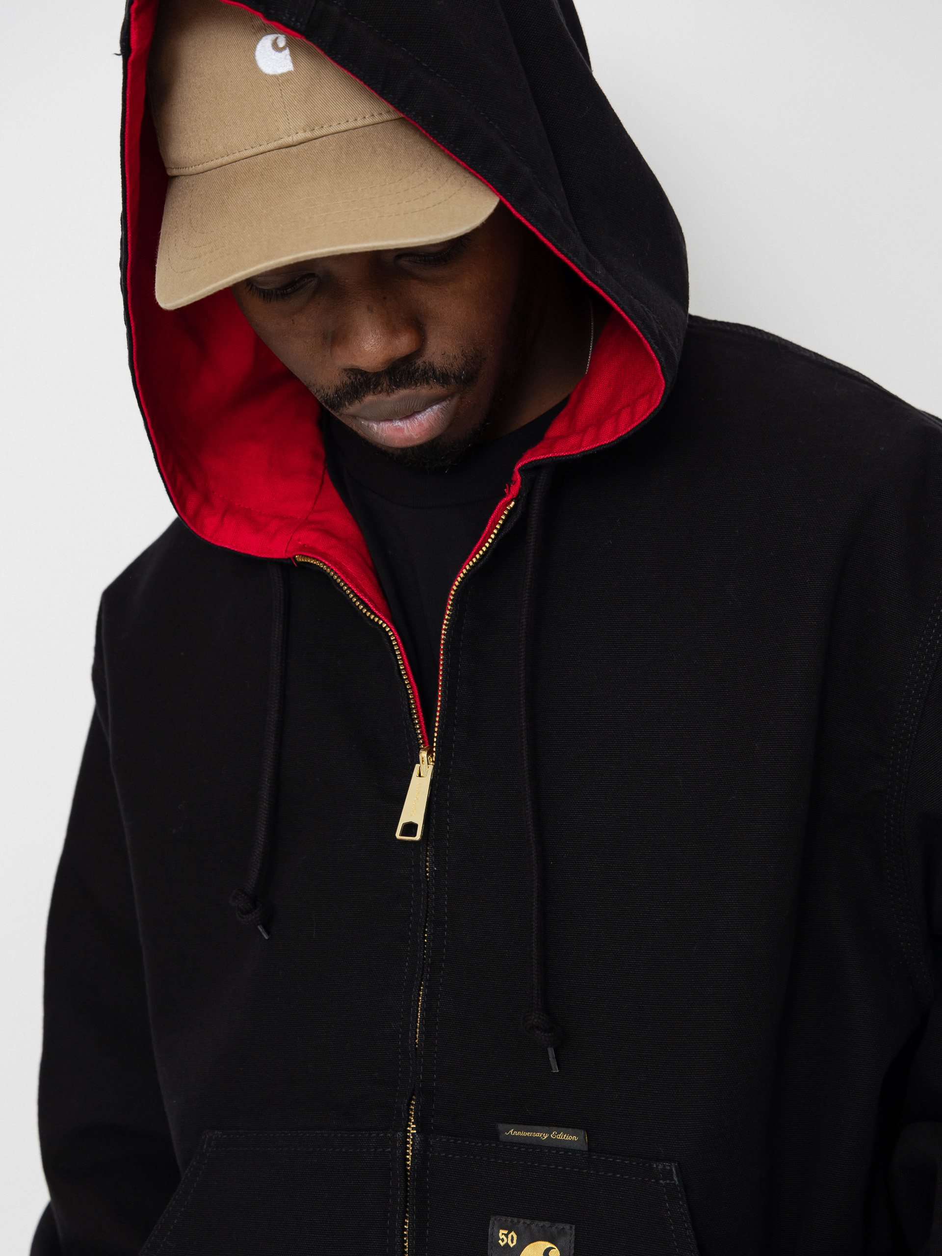 Яке Carhartt WIP 50 Years Anniversary OG Active (black/usa red/rinsed)