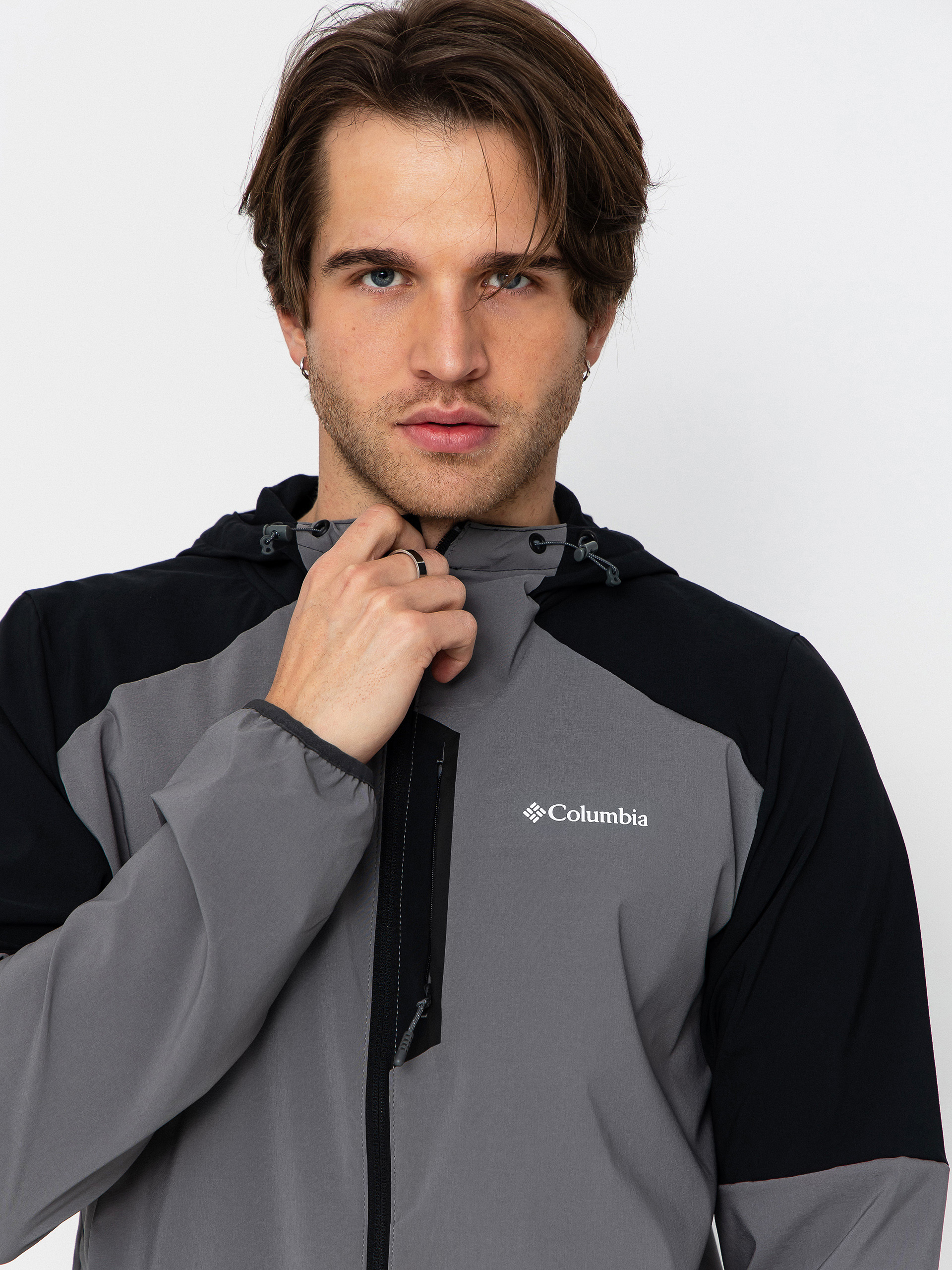 Яке Columbia Tech Softshell HD (city grey/black)