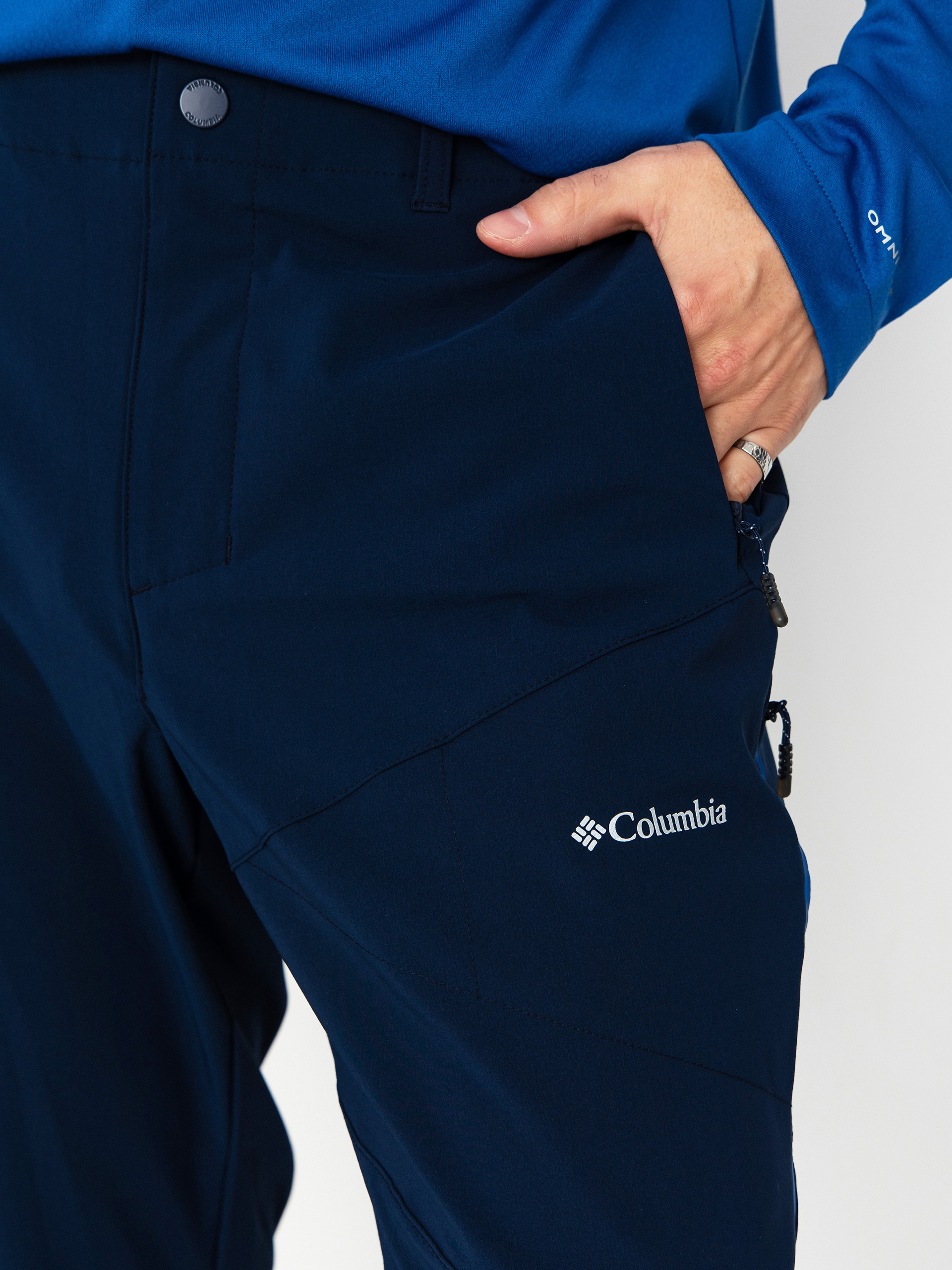 Панталони Columbia Tech Softshell (collegiate navy)