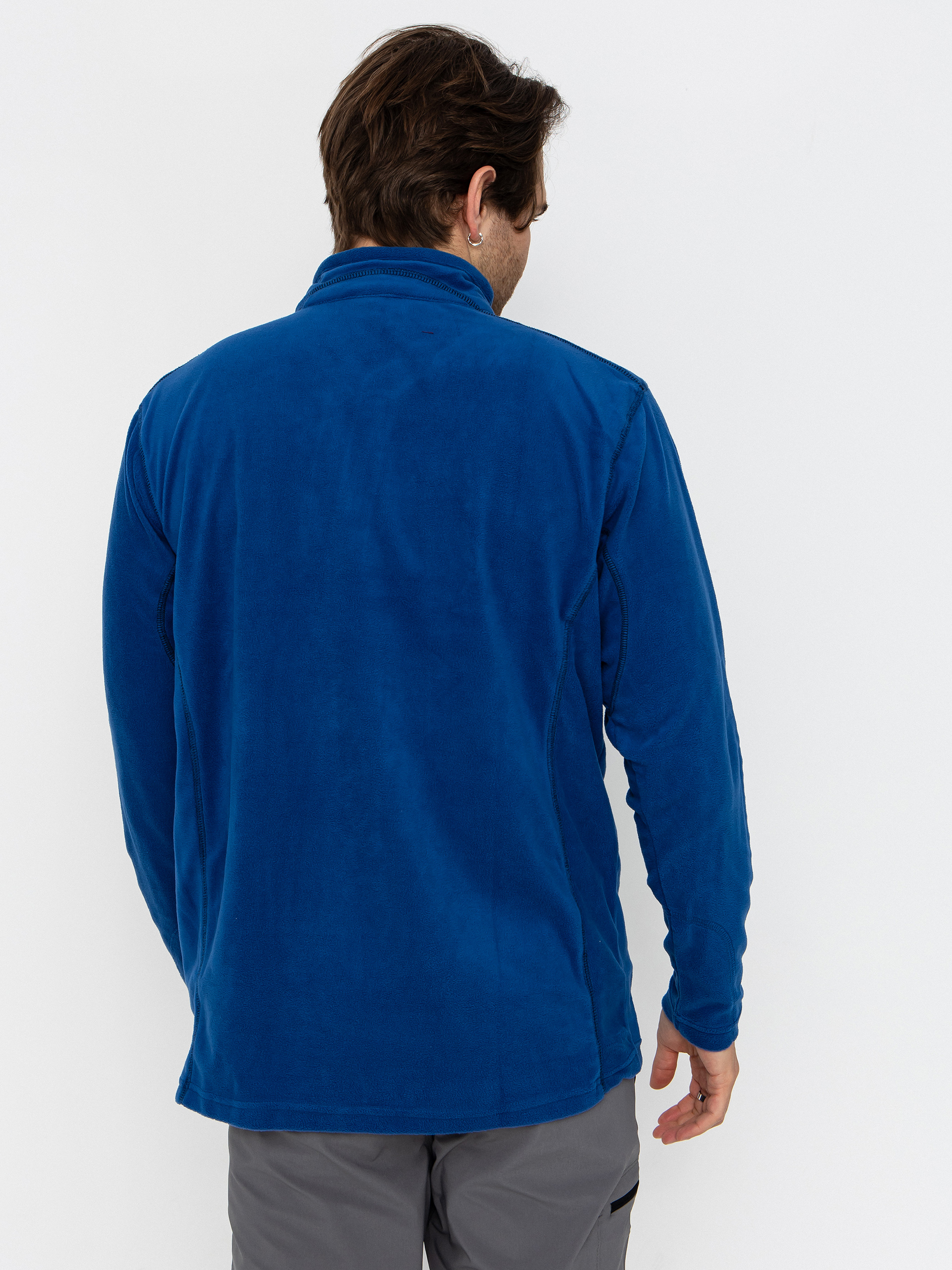 Мъжки Поларени суитшърт Columbia Klamath Range II Half Zip (mountain blue)