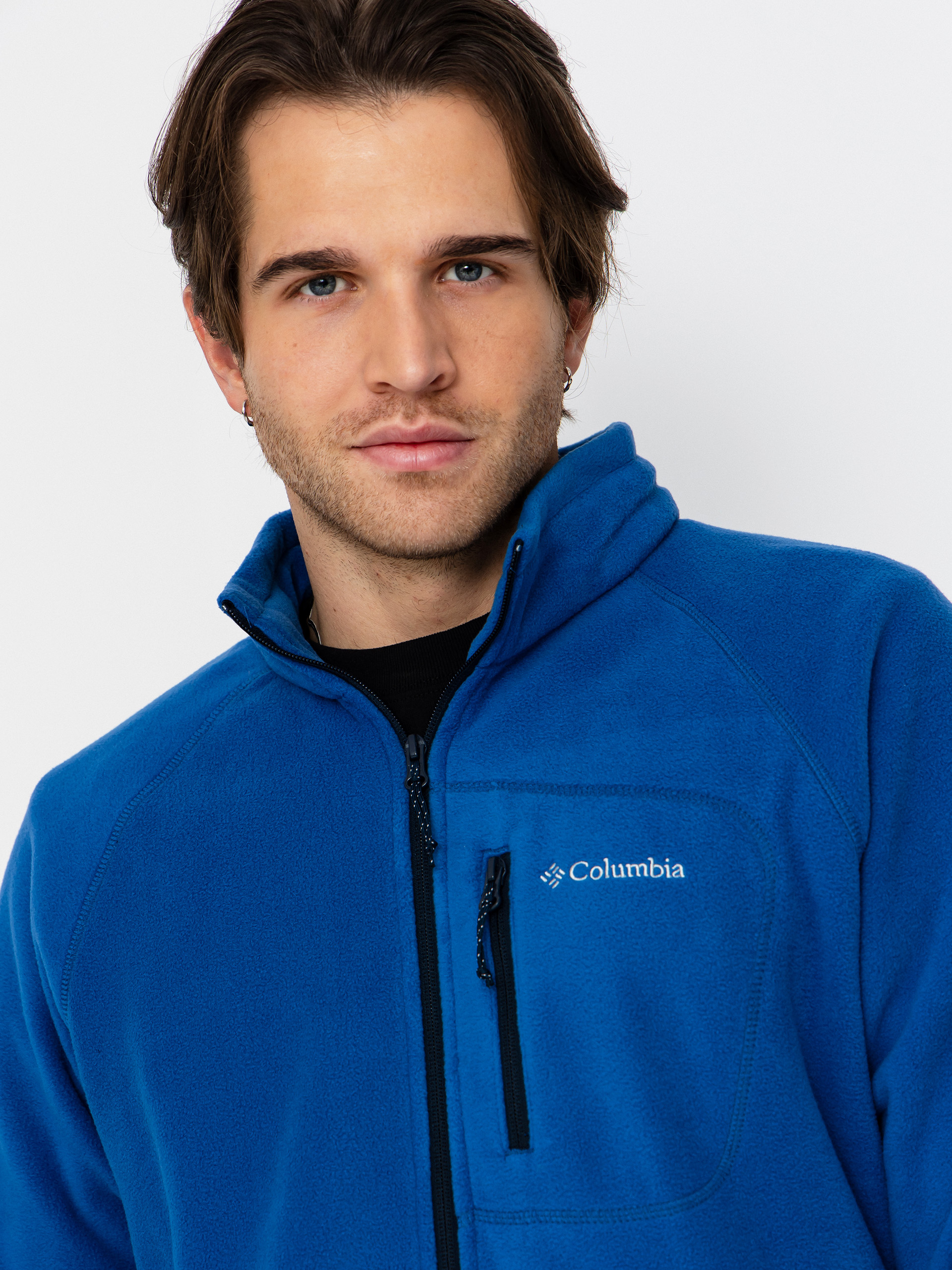 Мъжки Поларени суитшърт Columbia Fast Trek II Full Zip (mountain blue)