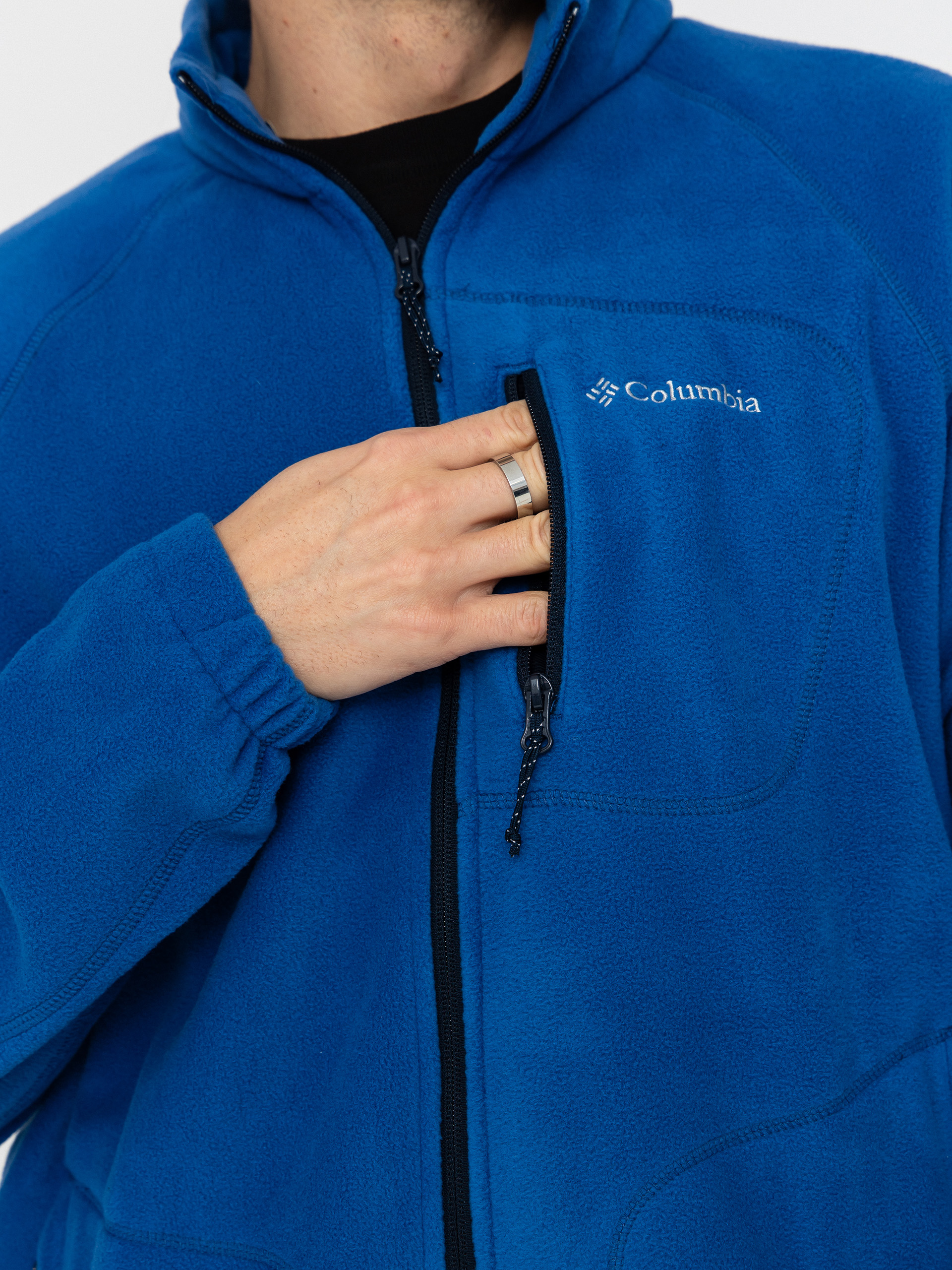 Мъжки Поларени суитшърт Columbia Fast Trek II Full Zip (mountain blue)