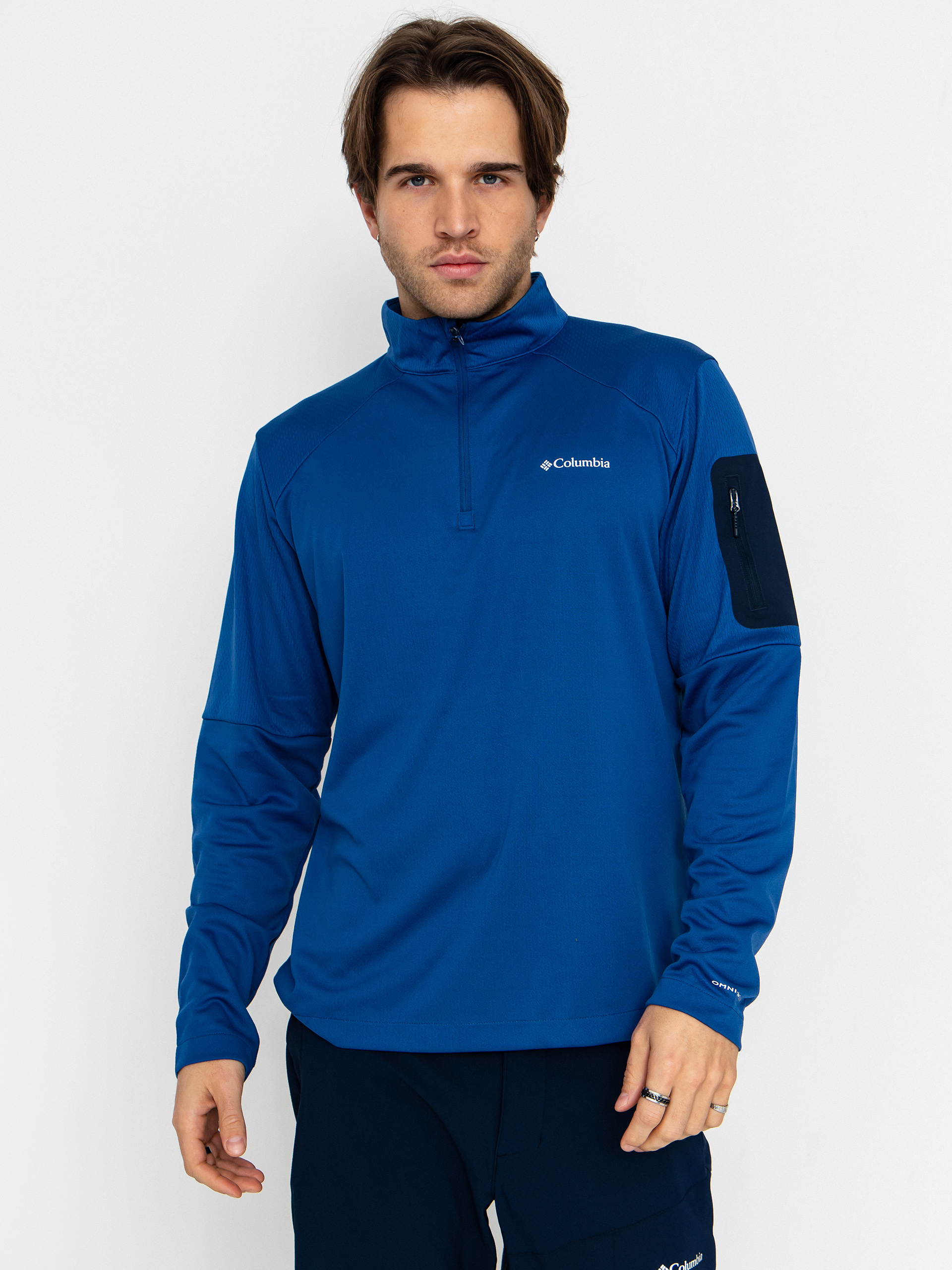 Поларени суитшърт Columbia Tech Knit 1/4 Zip