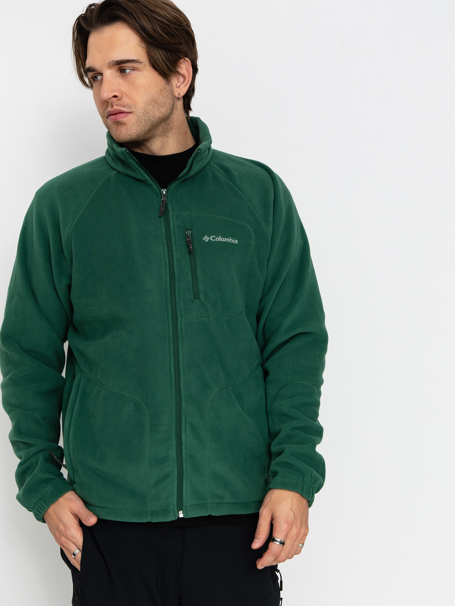 Поларени суитшърт Columbia Fast Trek II Full Zip (rain forest)