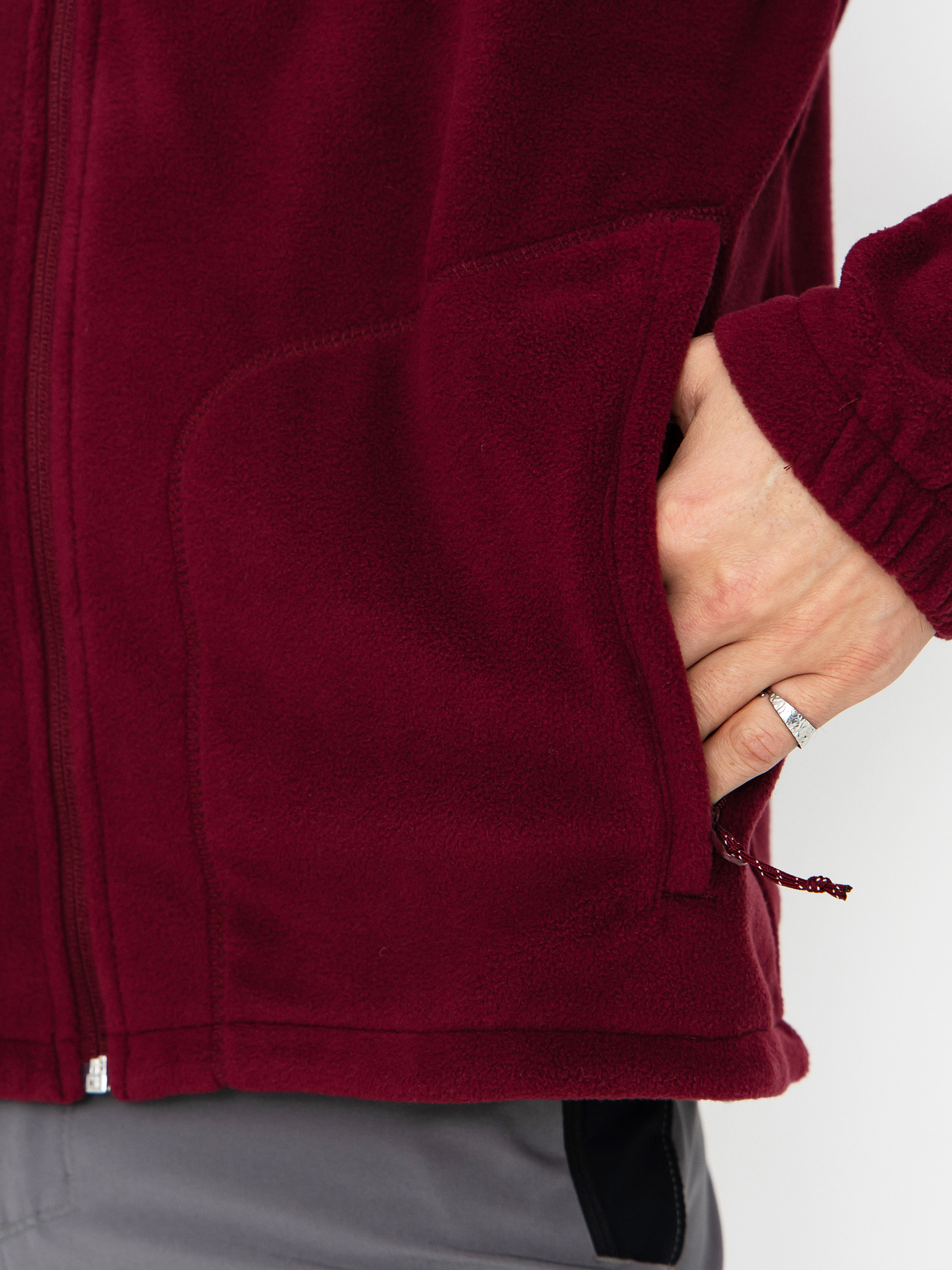 Мъжки Поларени суитшърт Columbia Fast Trek II Full Zip (rich wine)
