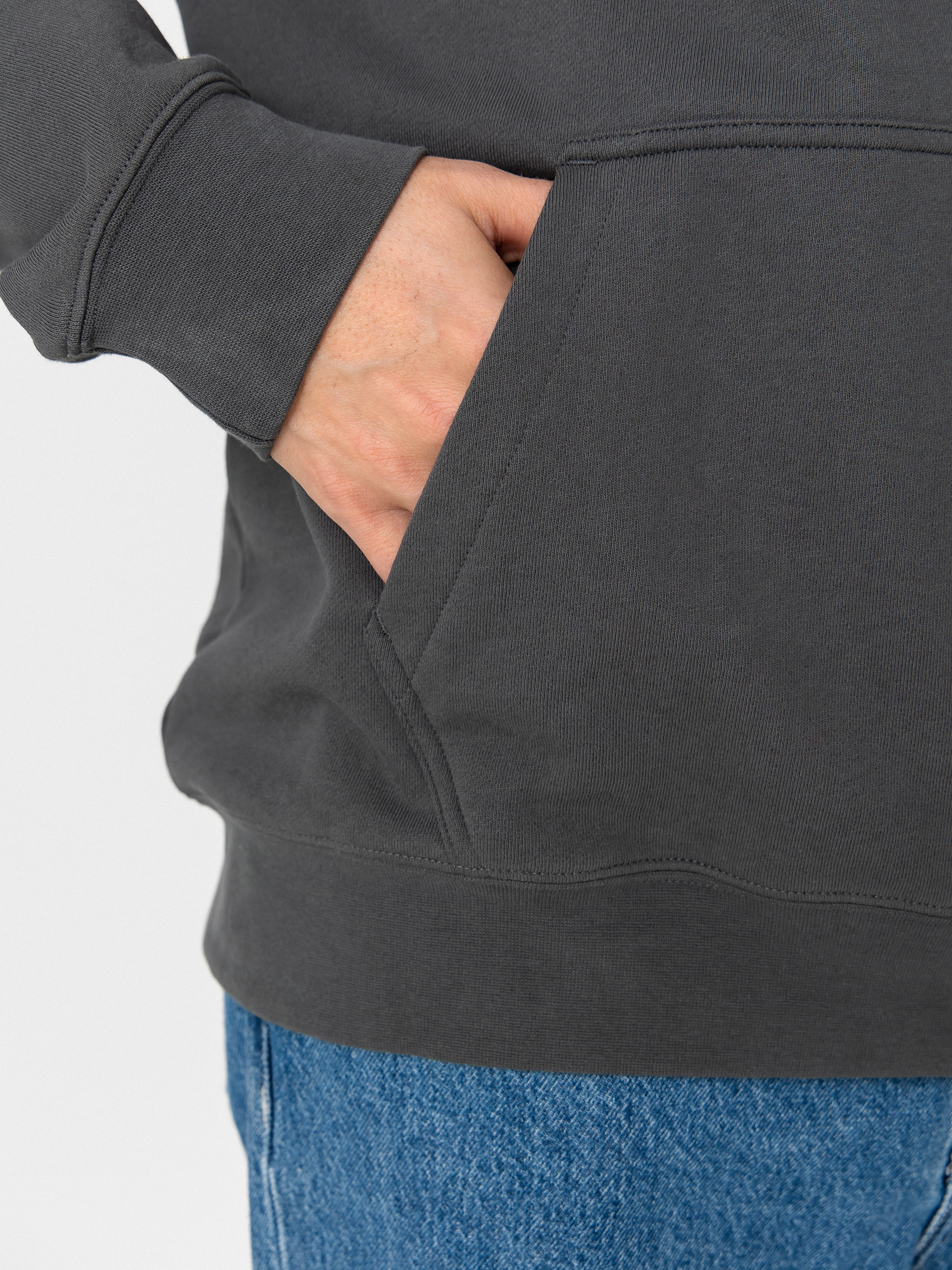 Суитшърт с качулка Fox Local Racer HD (dark shadow)