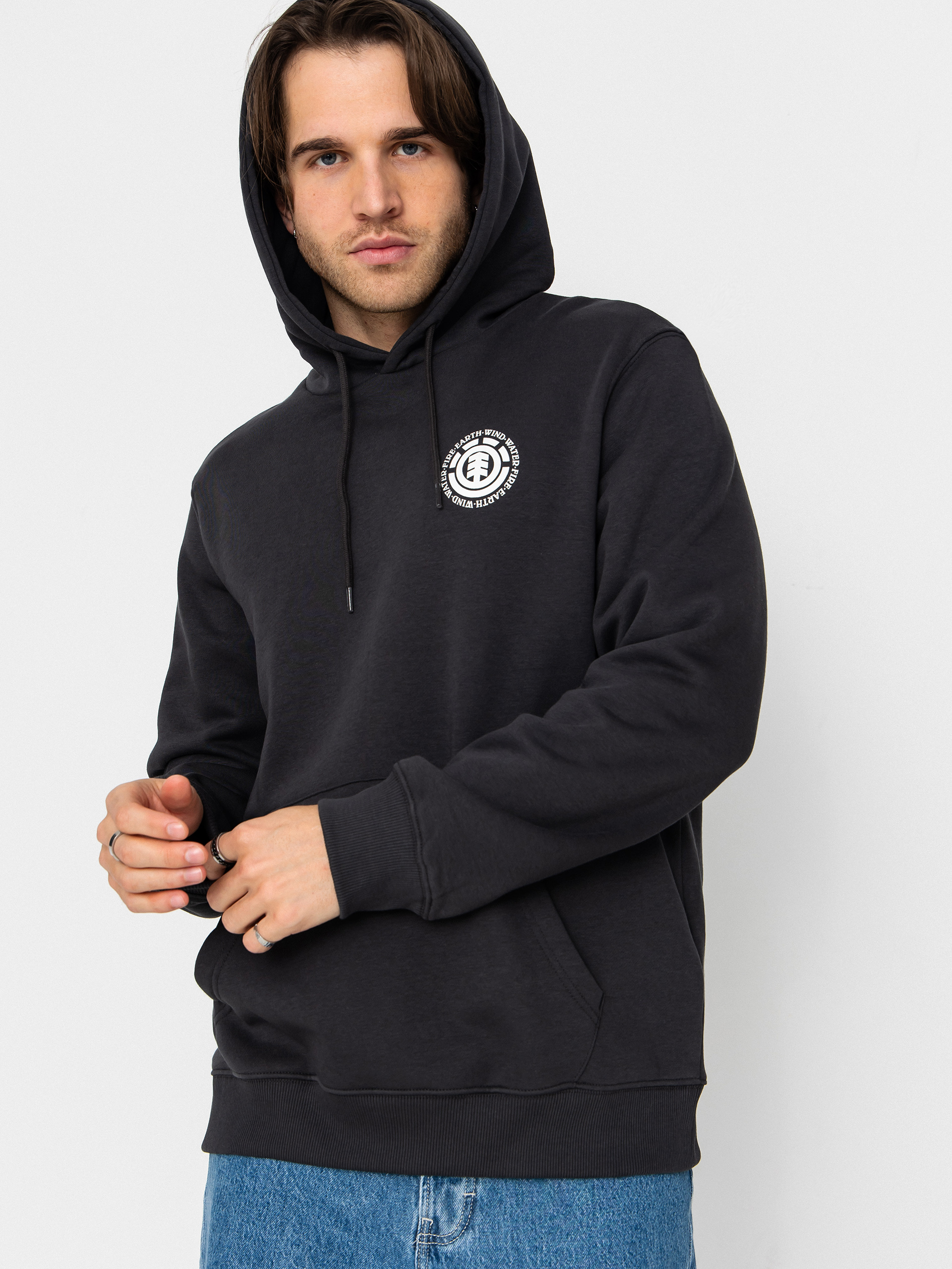 Суитшърт с качулка Element Seal Bp HD (off black)